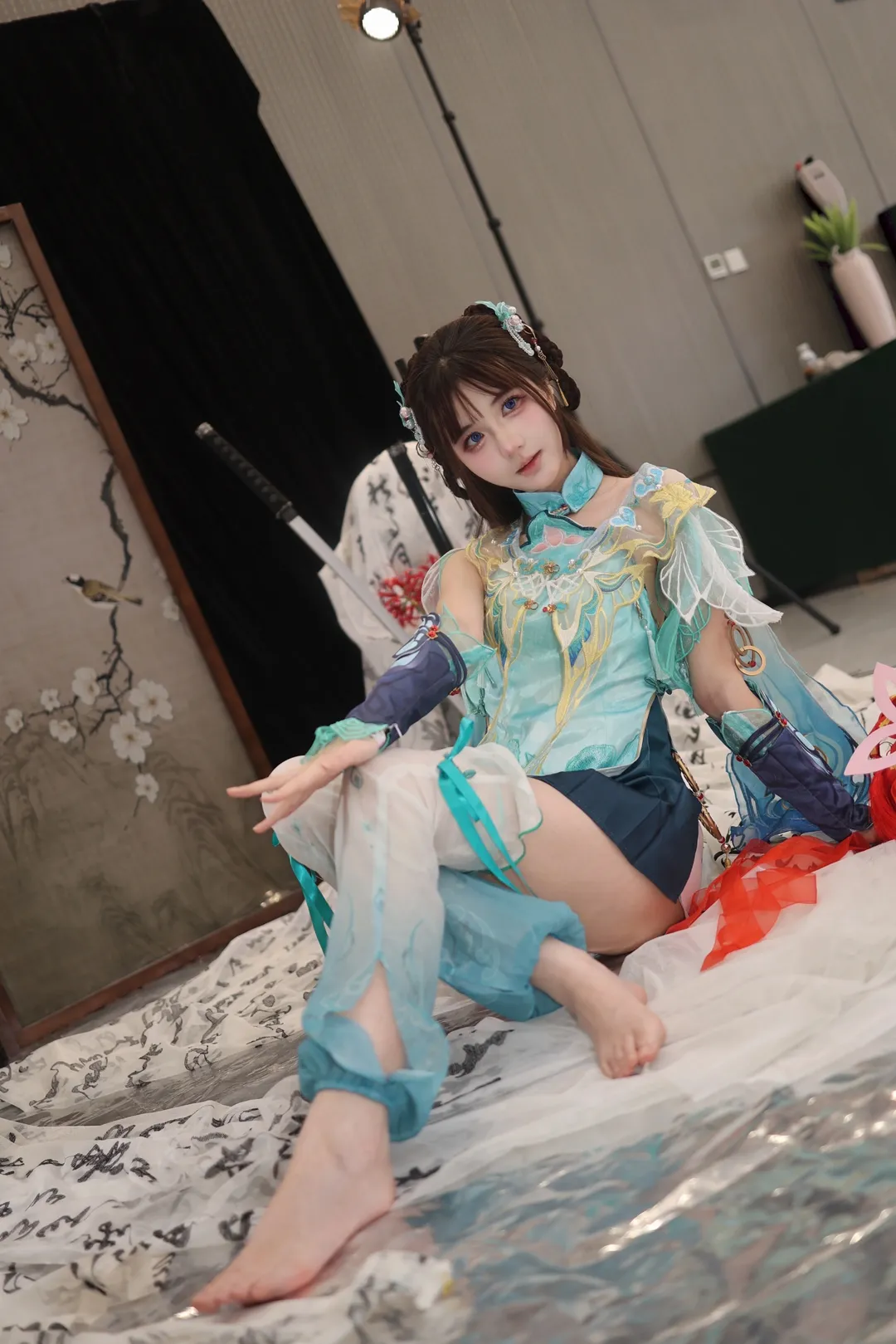 永劫无间, 蓝梦cos, 国风cosplay, 漫展现场, 武侠少女