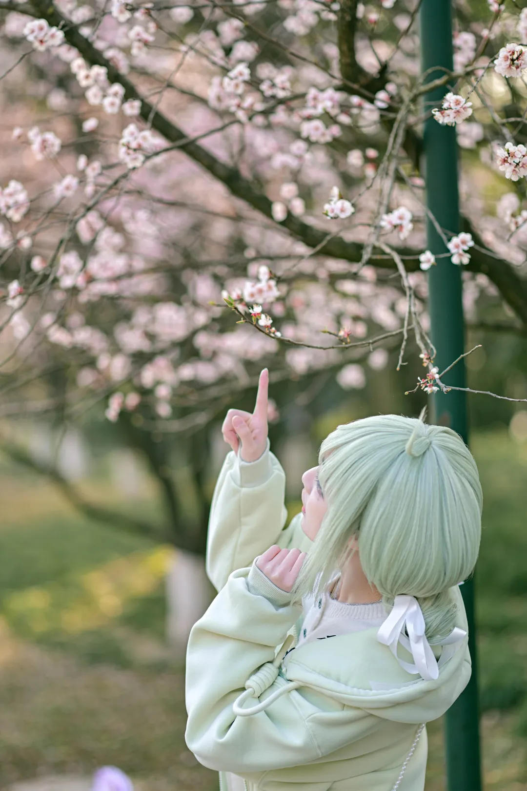 基維醬cos, 私設魔法少女, 清新綠意, 春日攝影, 氛圍感外景 - 第3張