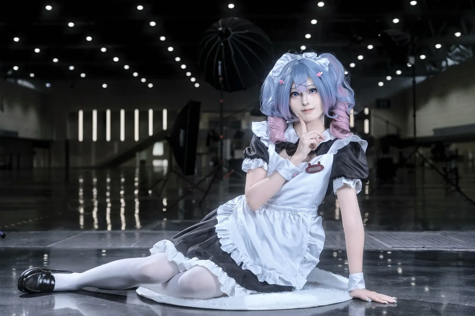 Cosplay, 女仆装, 漫展场照, 兔子洞, 初音cos - 第3张