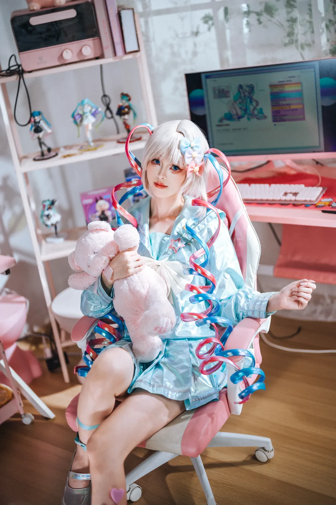 cosplay, KAngel cosplay, NEEDY GIRL OVERDOSE, Coser daily life, Gaming room photoshoot - Image 1