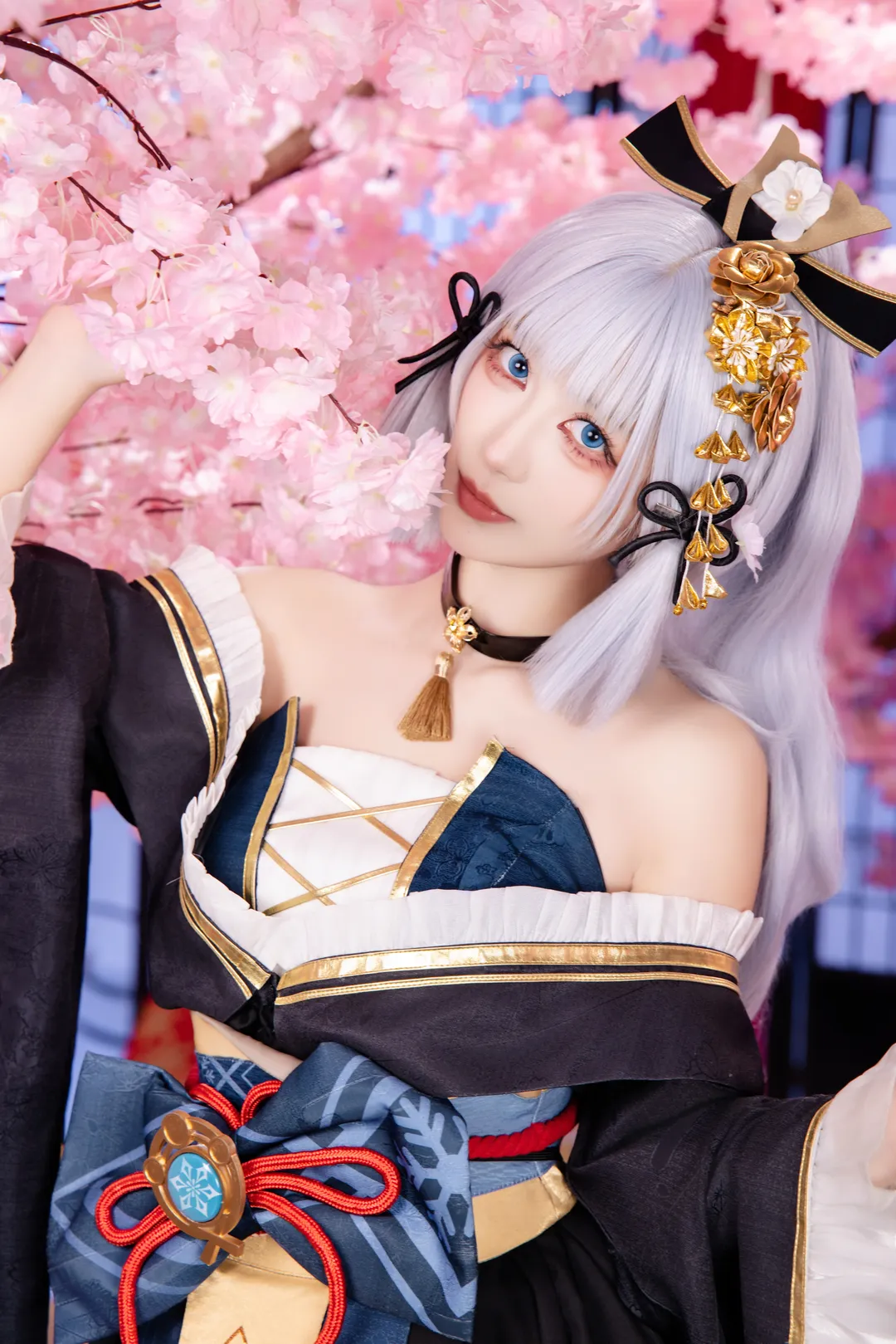 原神, 二次元cosplay, 神里绫华cos, 摄影分享, 和风正片 - 第1张