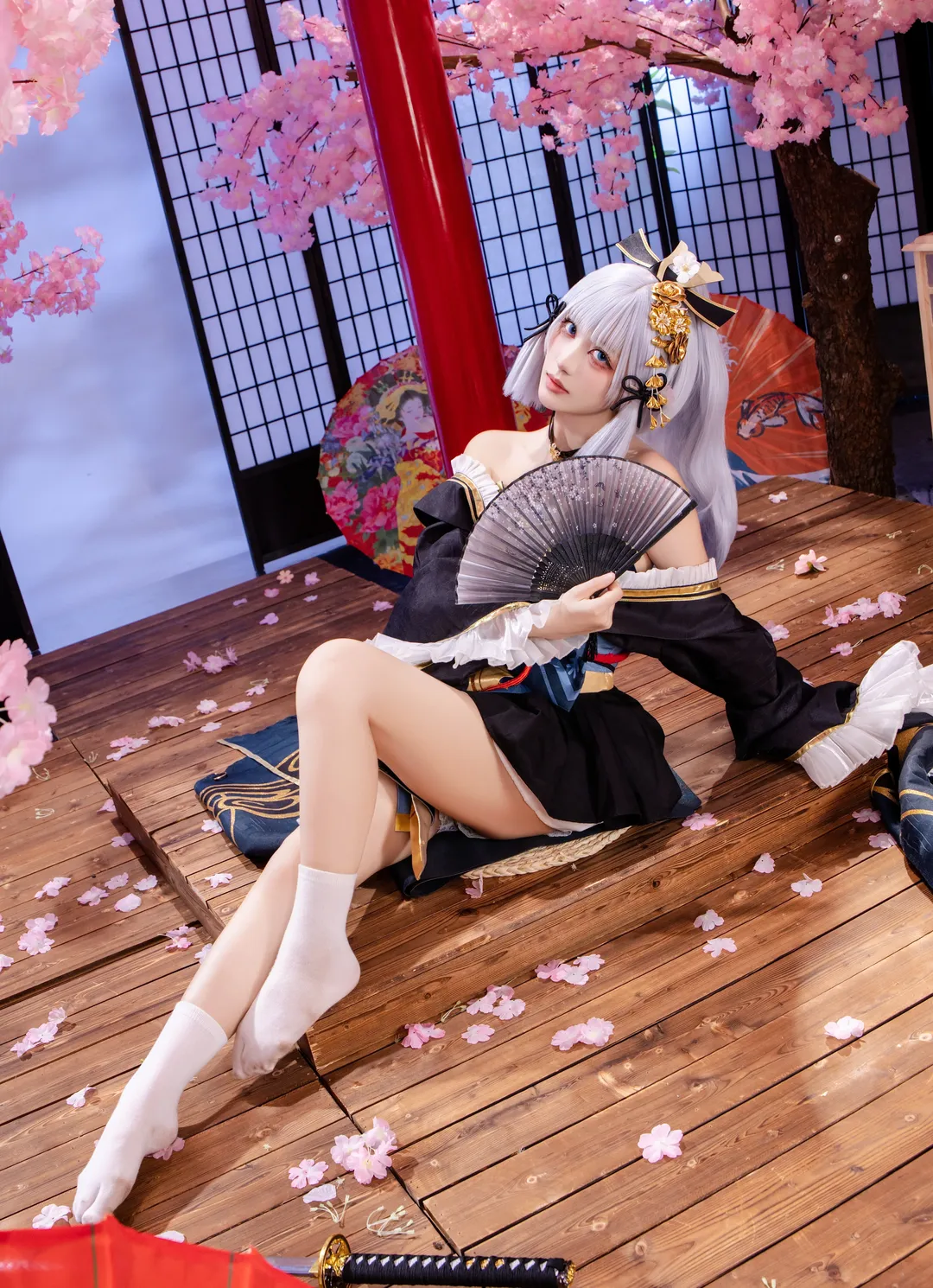 原神, 二次元cosplay, 神里绫华cos, 摄影分享, 和风正片 - 第3张