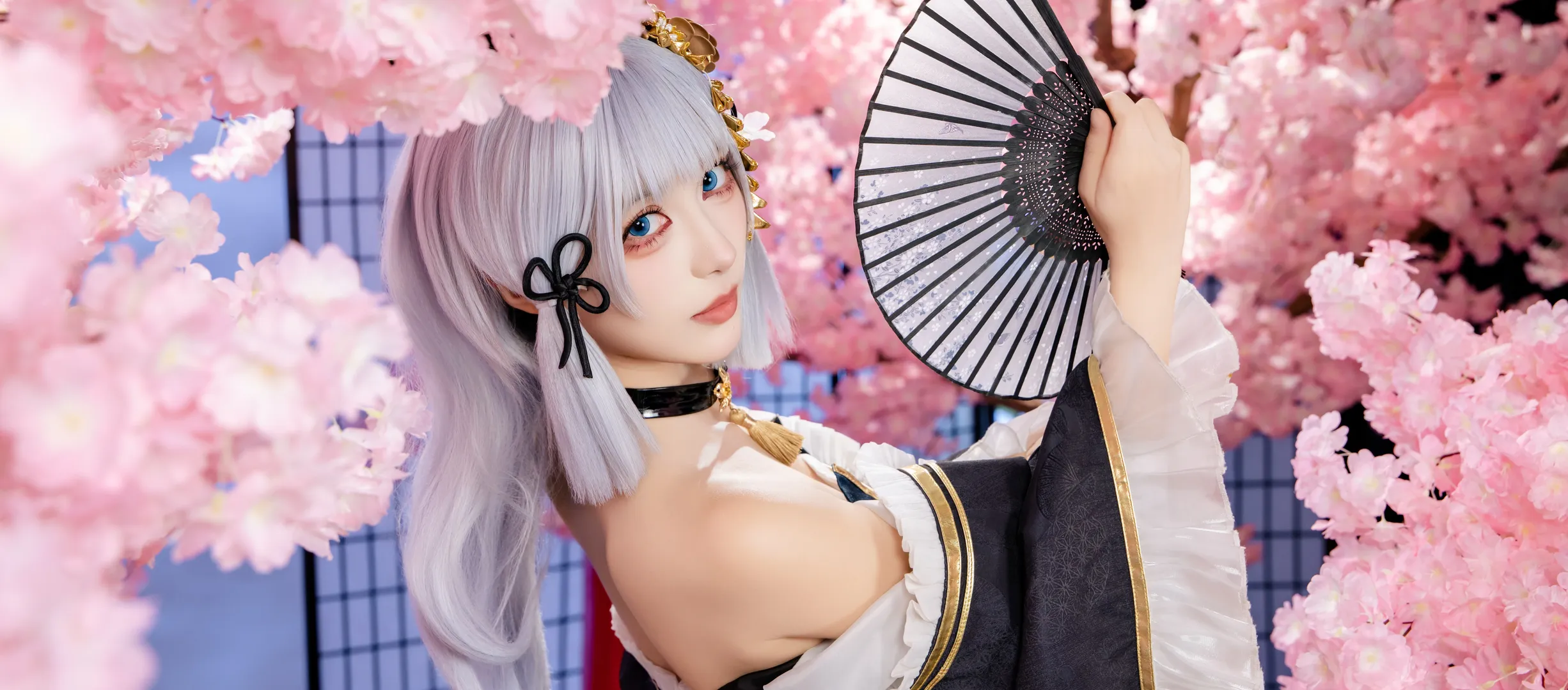 原神, 二次元cosplay, 神里绫华cos, 摄影分享, 和风正片 - 第4张