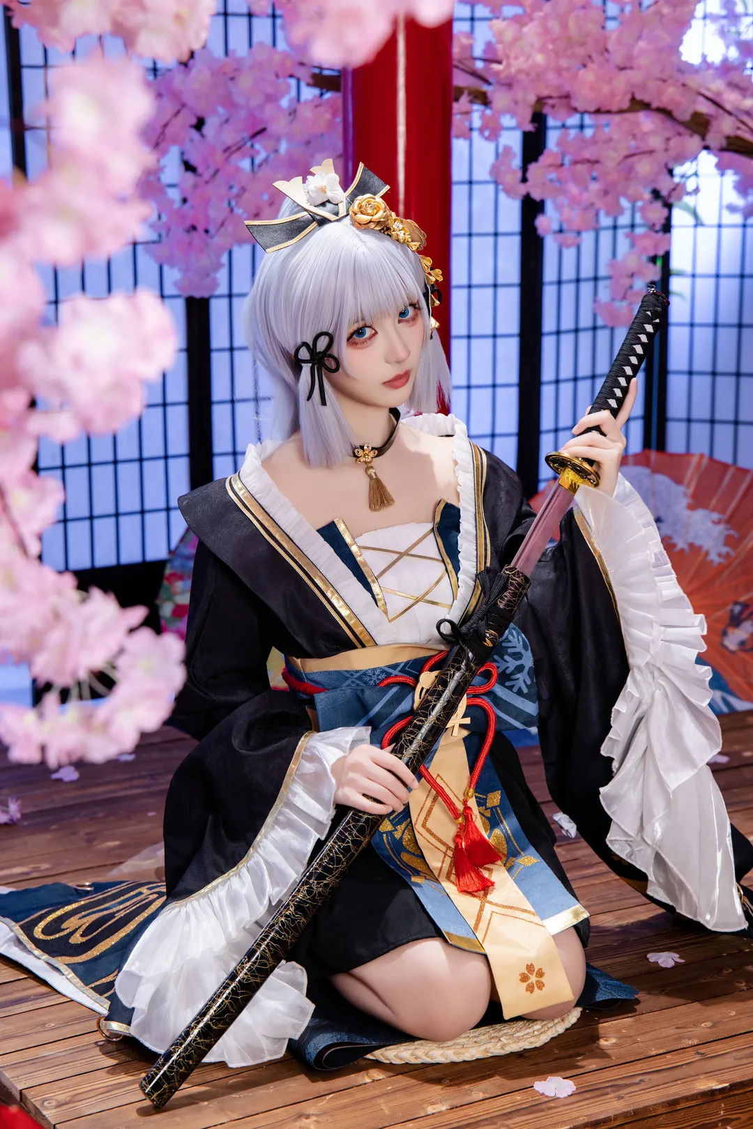 原神, 二次元cosplay, 神里绫华cos, 摄影分享, 和风正片 - 第8张