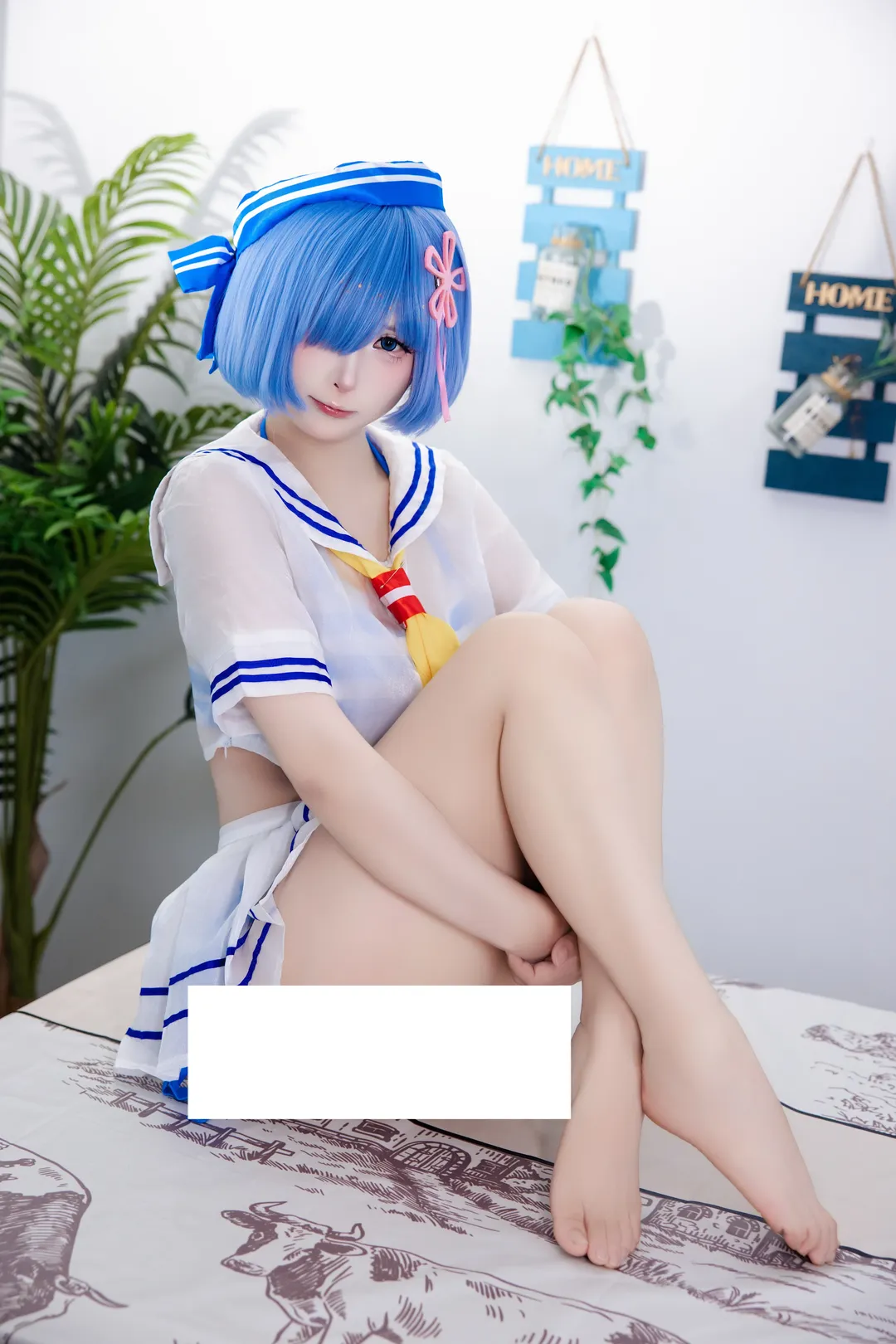 二次元, cosplay, 从零开始的异世界生活, 蕾姆cos, 夏日泳装 - 第2张