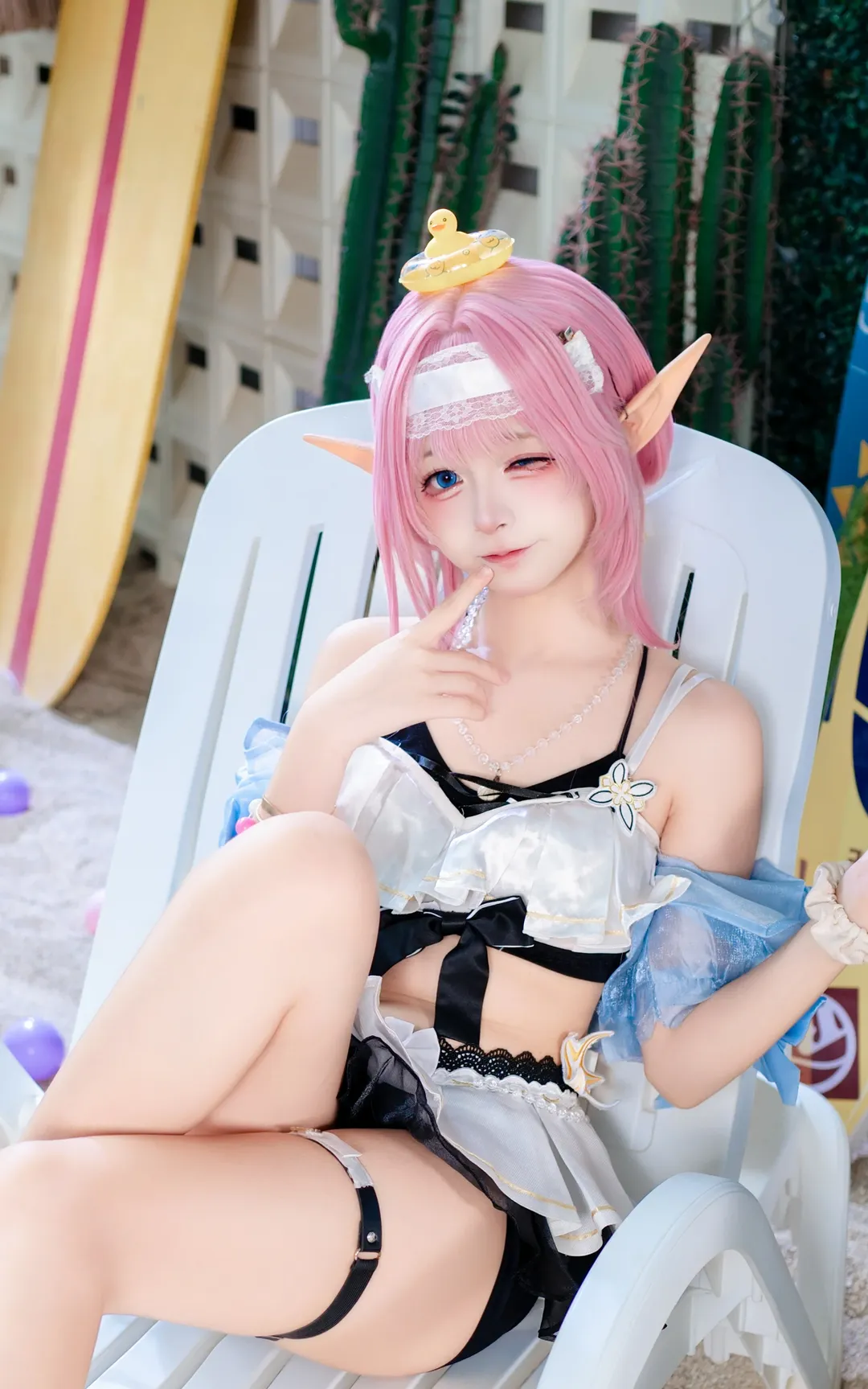 エリシア コスプレ, 崩壊3rd, 水着コスプレ, サマーフィルム, 写真共有 - 1枚目