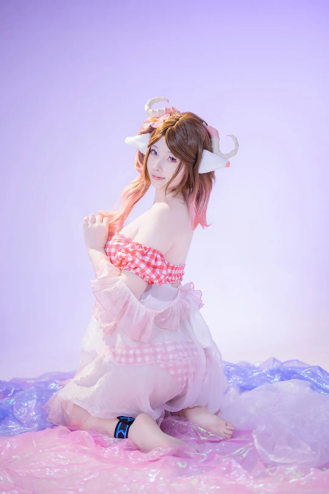 明日方舟, 艾雅法拉cos, 夏日泳装, cosplay摄影, 明日方舟艾雅法拉