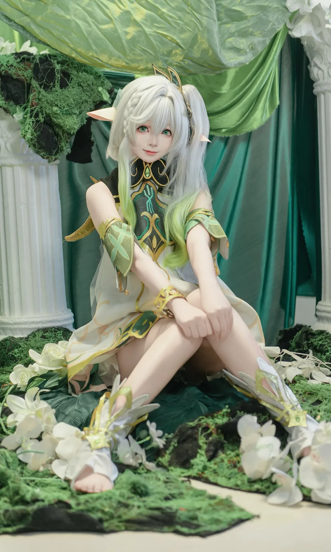 原神, 二次元攝影, 納西妲cos, 草神cosplay, 精靈耳假髮