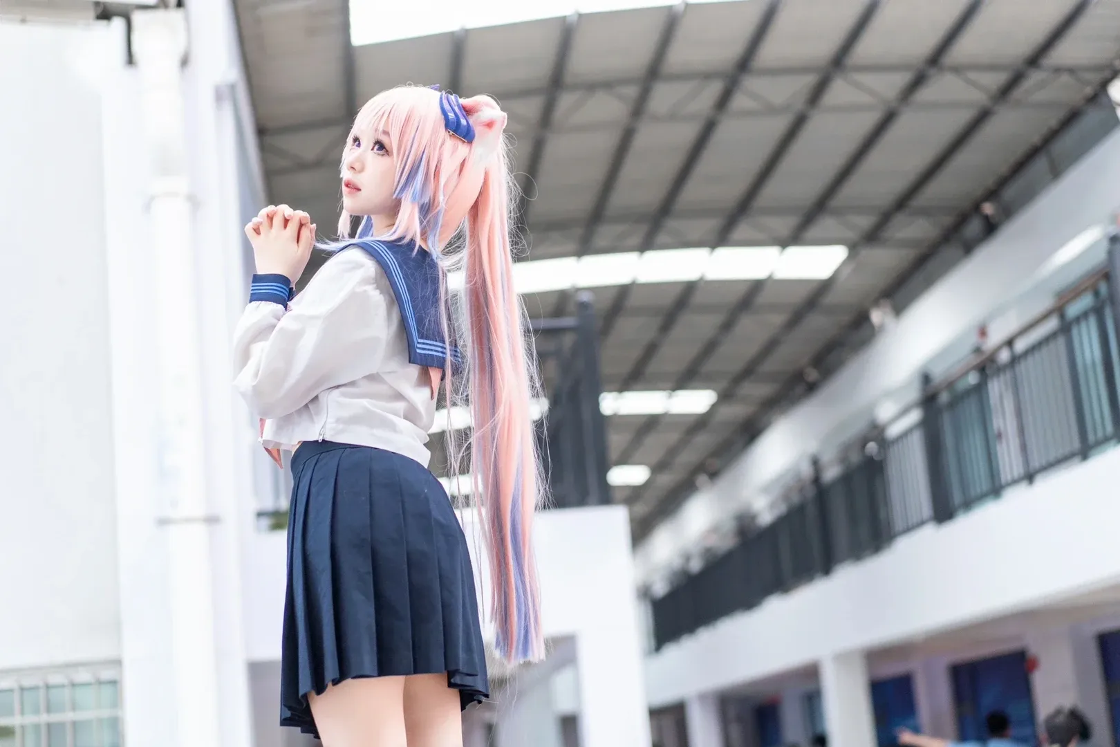 Genshin Impact, cosplay, Sangonomiya Kokomi cosplay, Guangzhou Anime Convention, JK uniform - Image 5