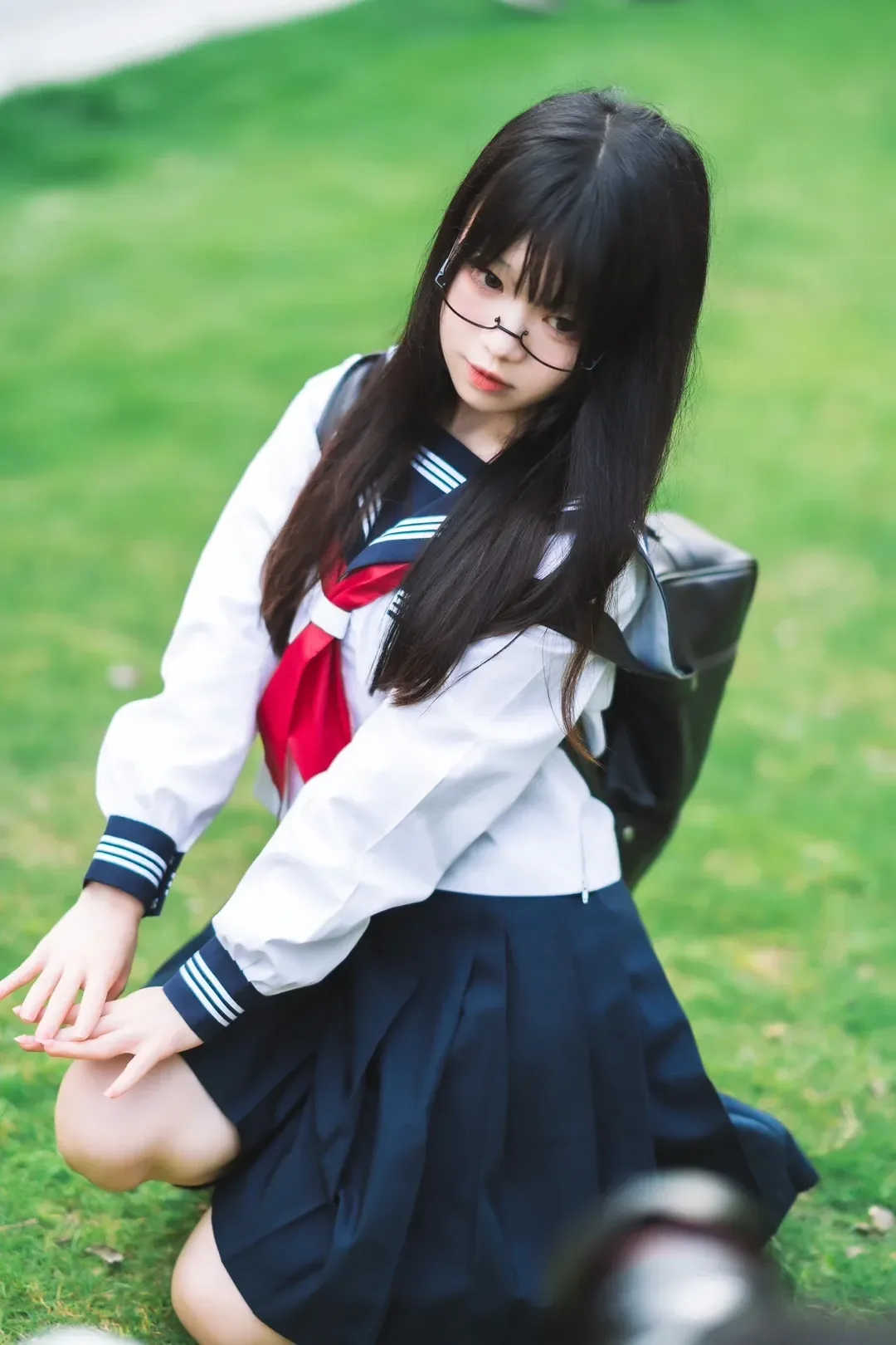 Convention photos, Japanese fashion style, Guangzhou Firefly ACG Expo, Sailor suit cosplay, Outside the convention - Image 2