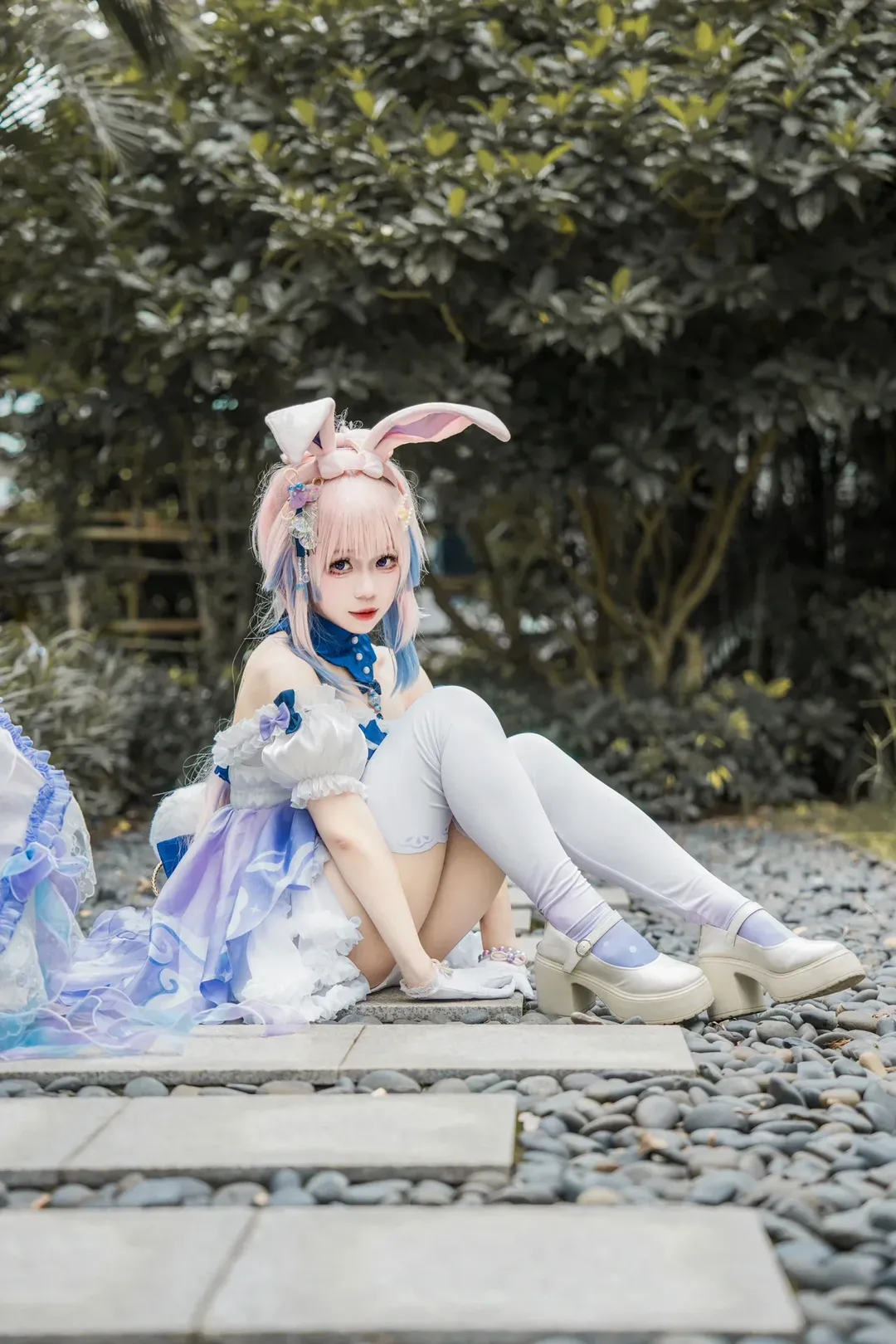 原神, 珊瑚宫心海cos, 广州漫展, cosplay穿搭, 水母兔兔