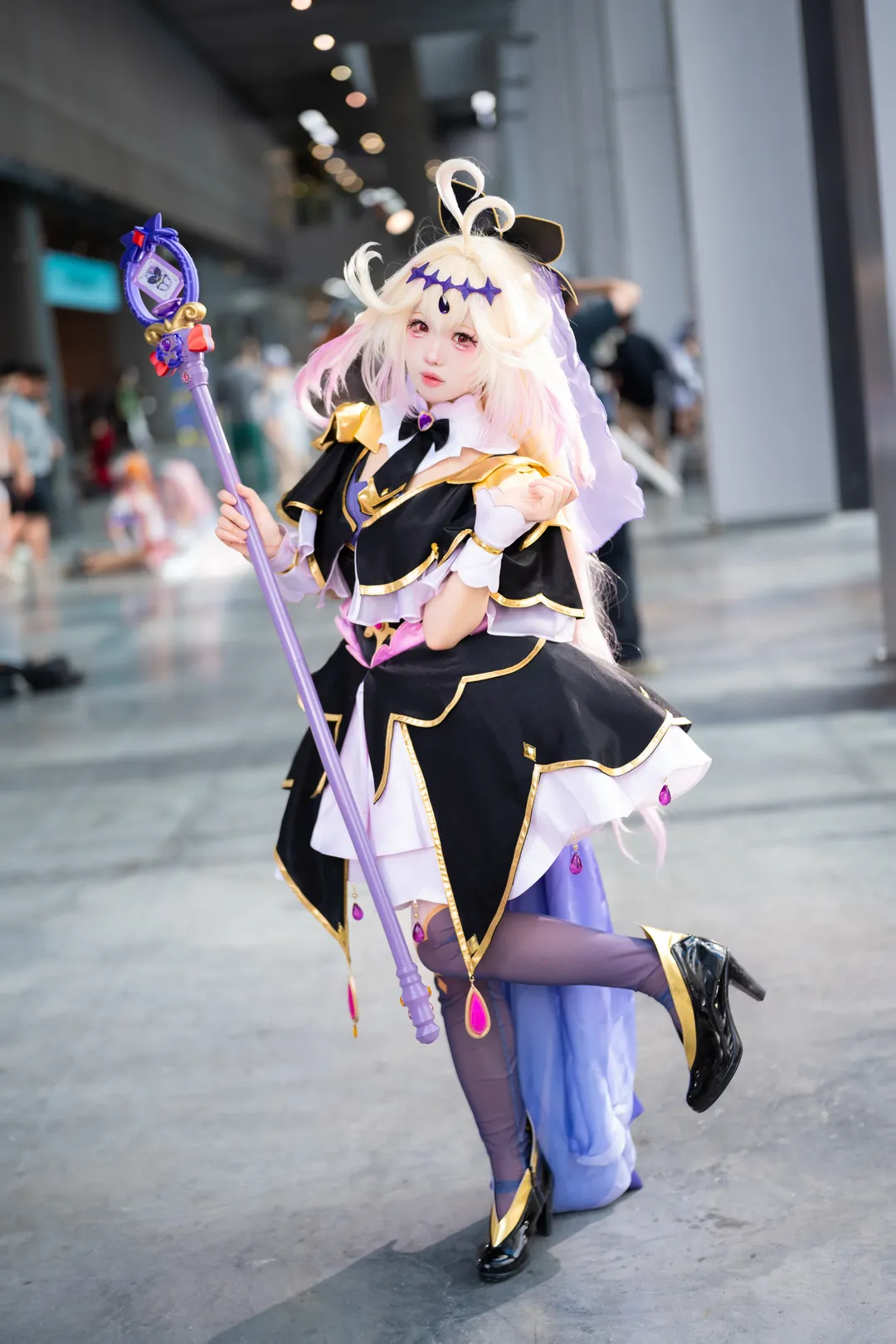 Moria Ruruka cosplay, Detective Precure!, Cosplay convention photos, Guangzhou Firefly ACG Expo, Magical Girl cosplay