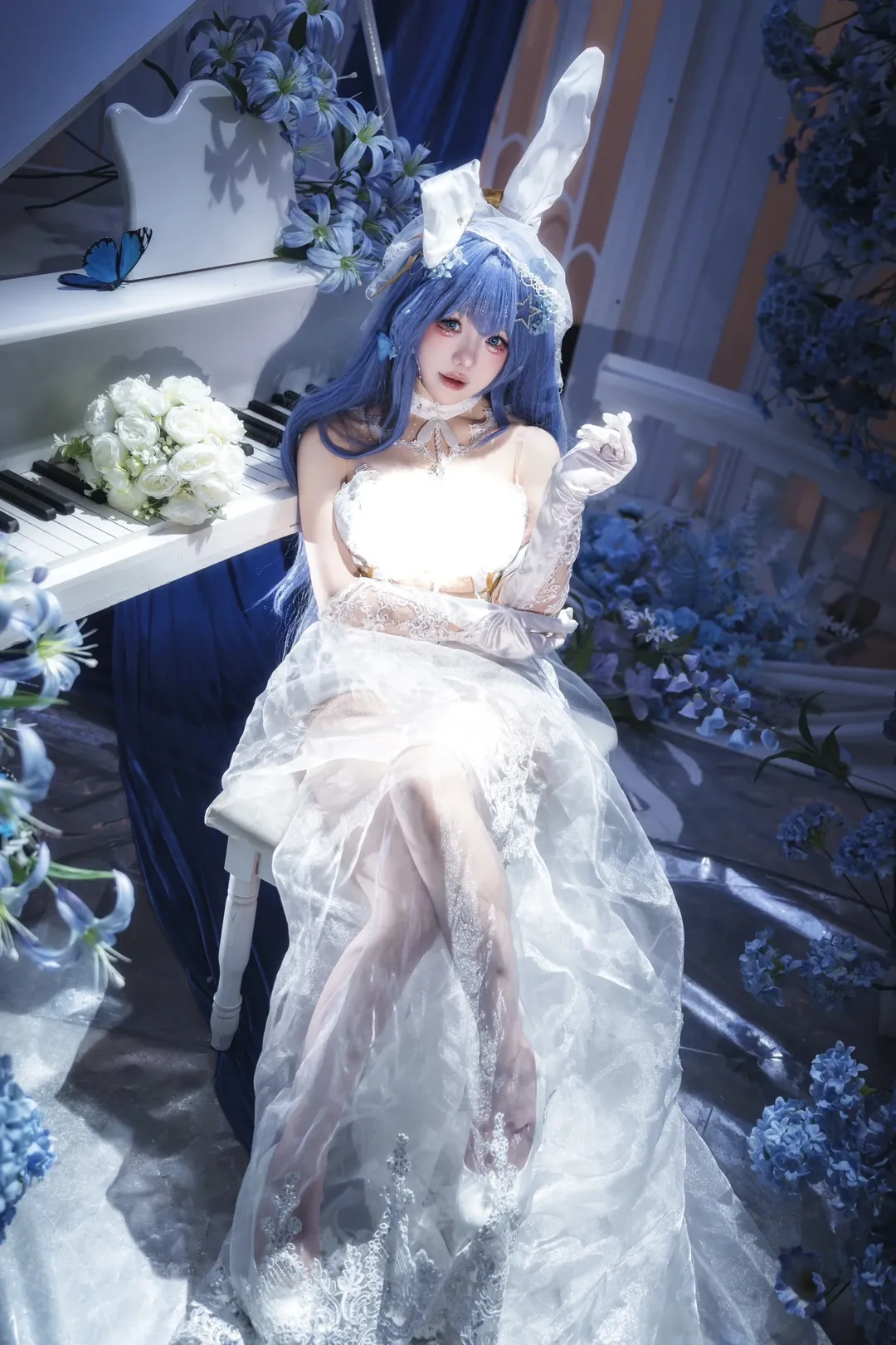 アズールレーン, 花嫁コスプレ, コスプレ撮影, ニュージャージー コスプレ, 白ドレス撮影 - 2枚目