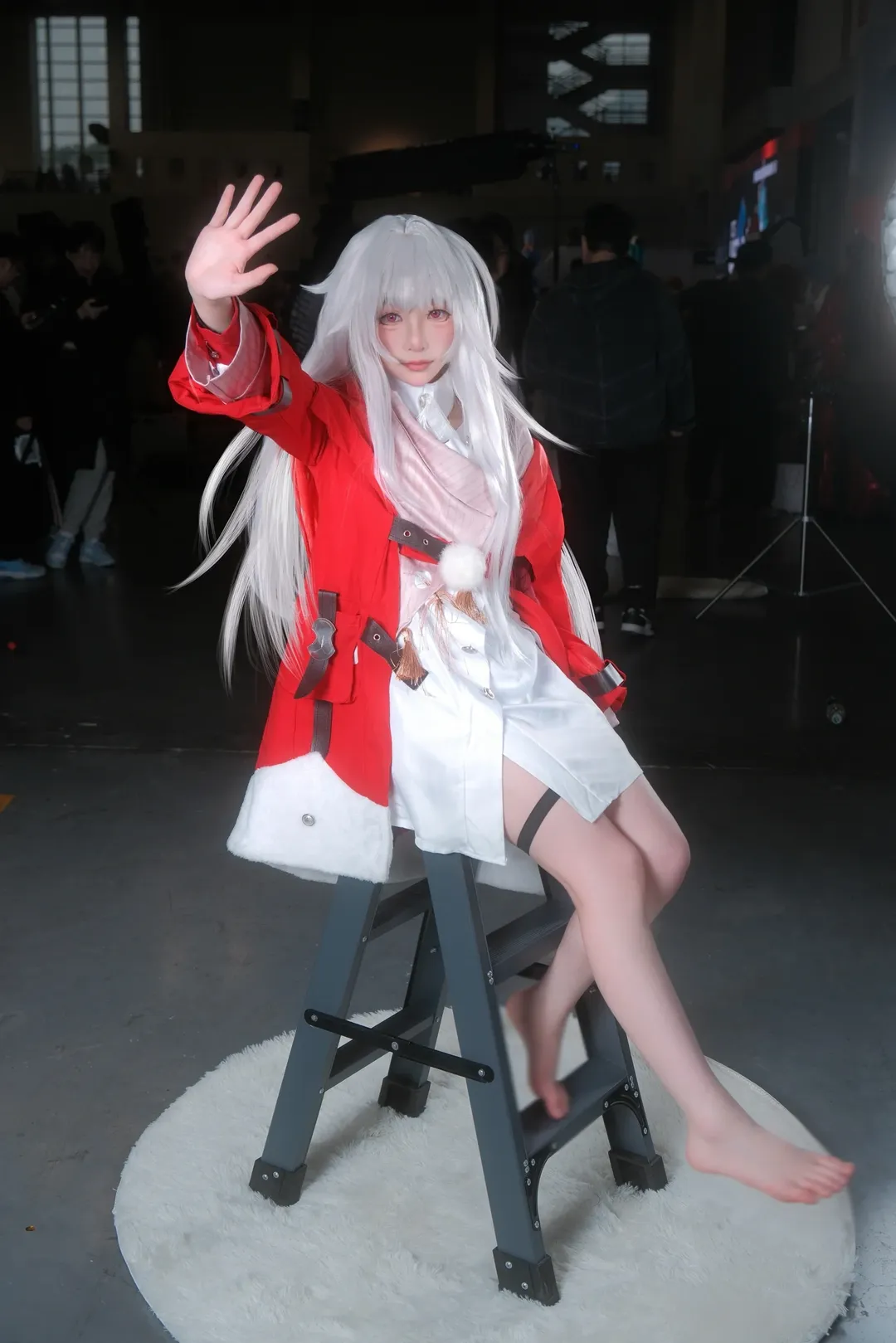 二次元摄影, 崩坏星穹铁道, 漫展场照, 克拉拉cos, 银发cosplay - 第1张