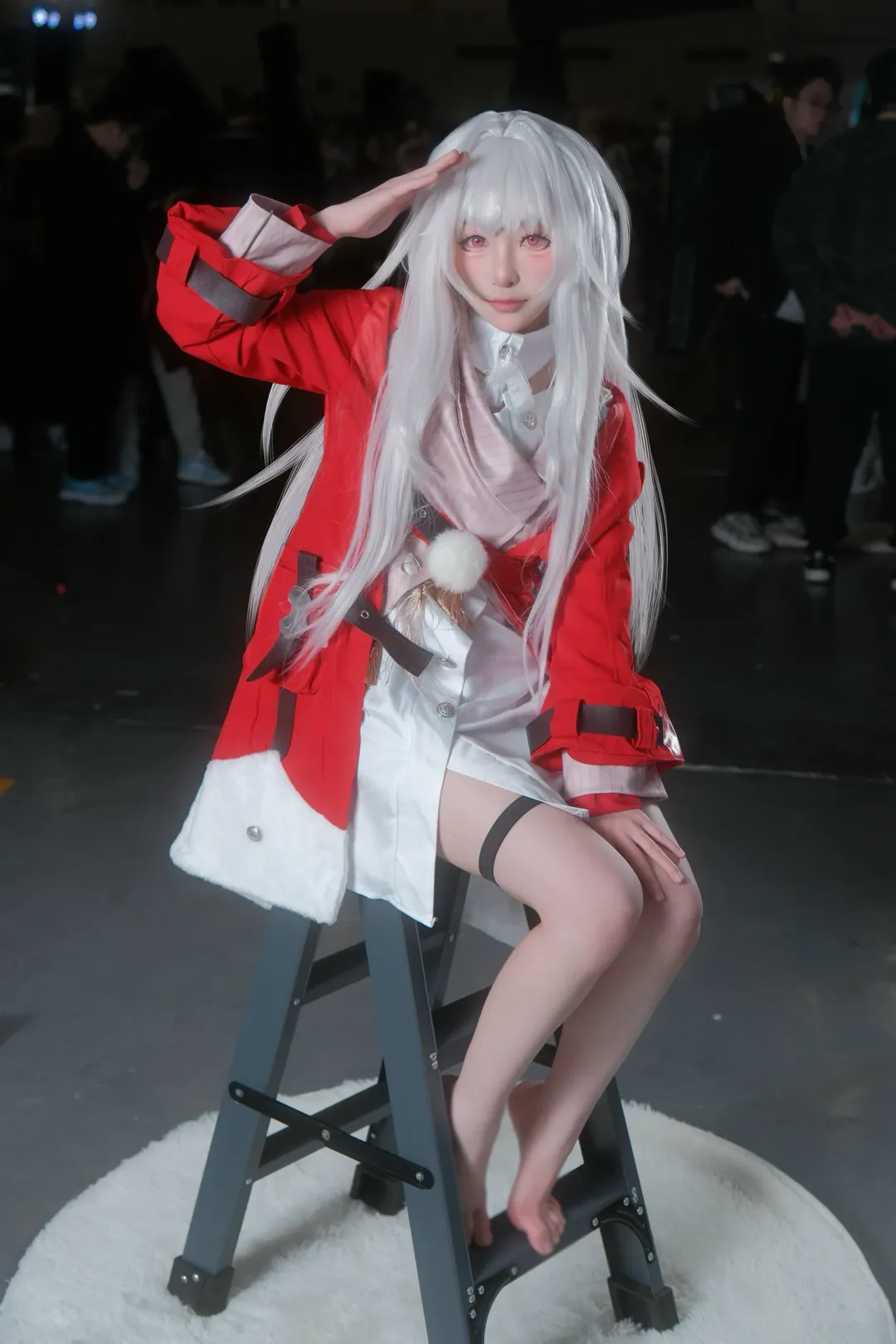 二次元摄影, 崩坏星穹铁道, 漫展场照, 克拉拉cos, 银发cosplay - 第2张