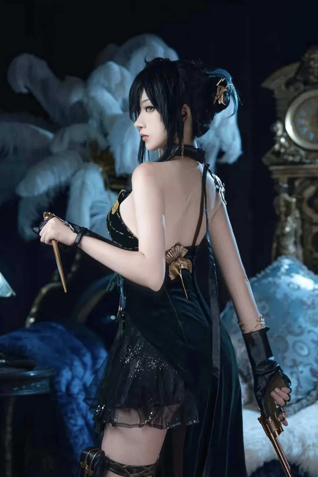cosplay正片, 游戏角色扮演, 国风游戏cos, 龙井cos, 新月同行 - 第1张