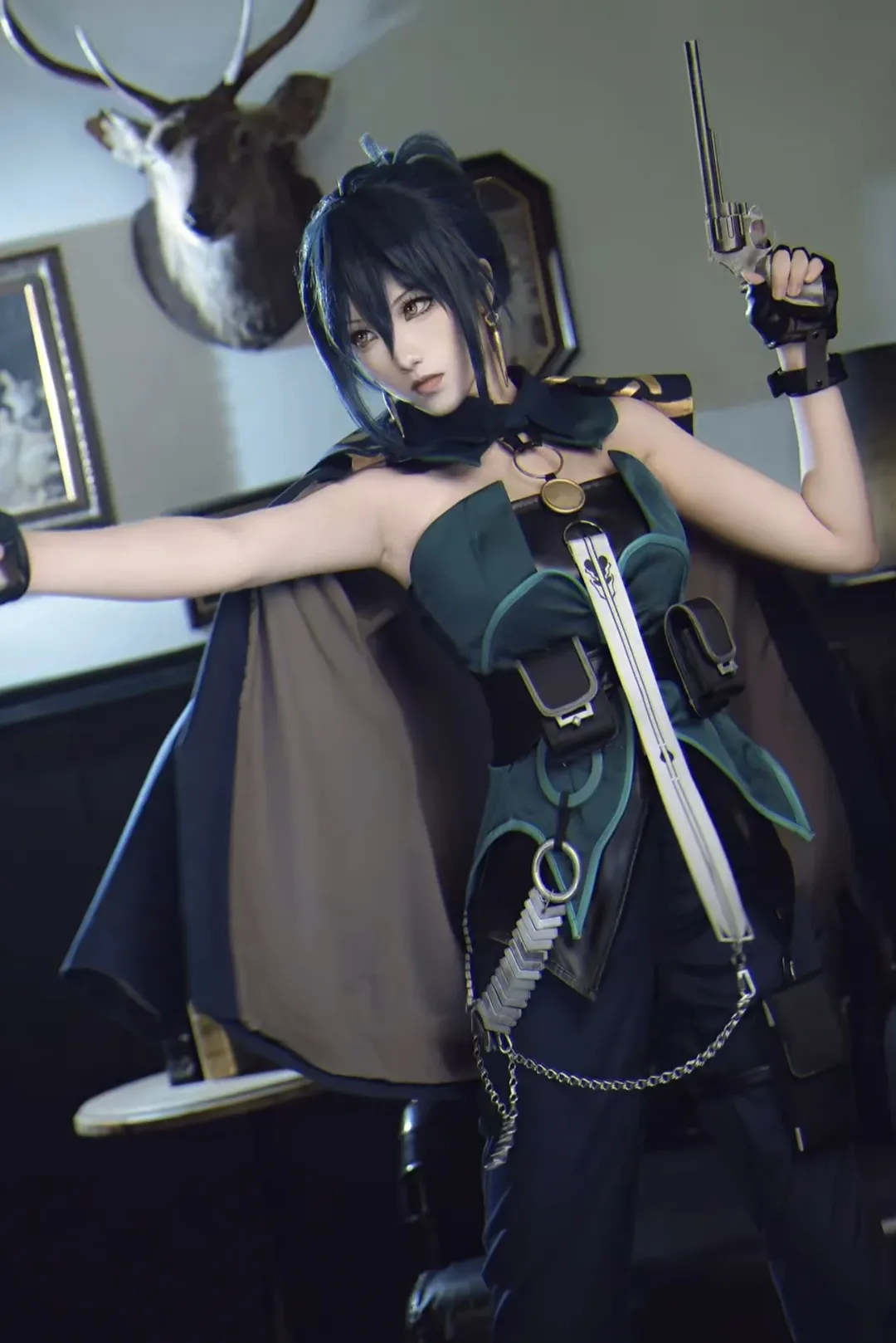 cosplay正片, 游戏角色扮演, 国风游戏cos, 龙井cos, 新月同行 - 第4张