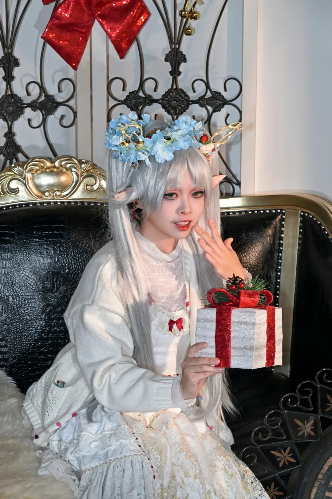 葬送的芙莉莲, 芙莉莲cos, 精灵耳cos, 圣诞主题, 北京棚拍 - 第13张