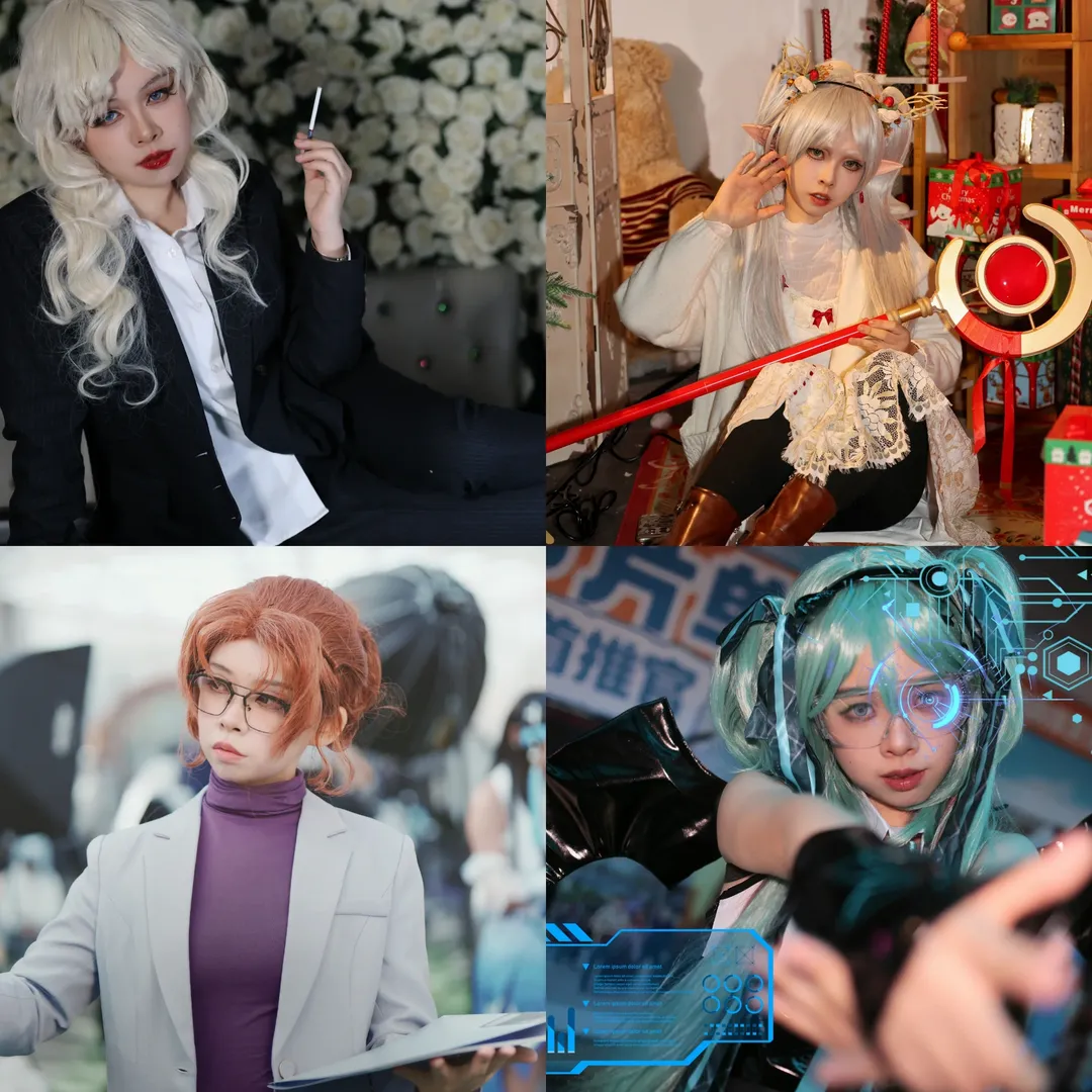 cosplay日常, lolita穿搭, 汉服摄影, 兽装fursuit, 哥特蒸汽朋克