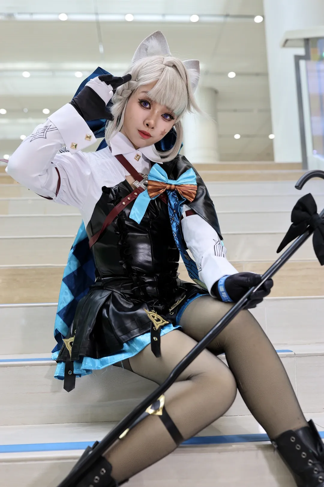Genshin Impact, Convention photo, Lynette Cosplay, Cosplay photoshoot, Convention photos - Image 1
