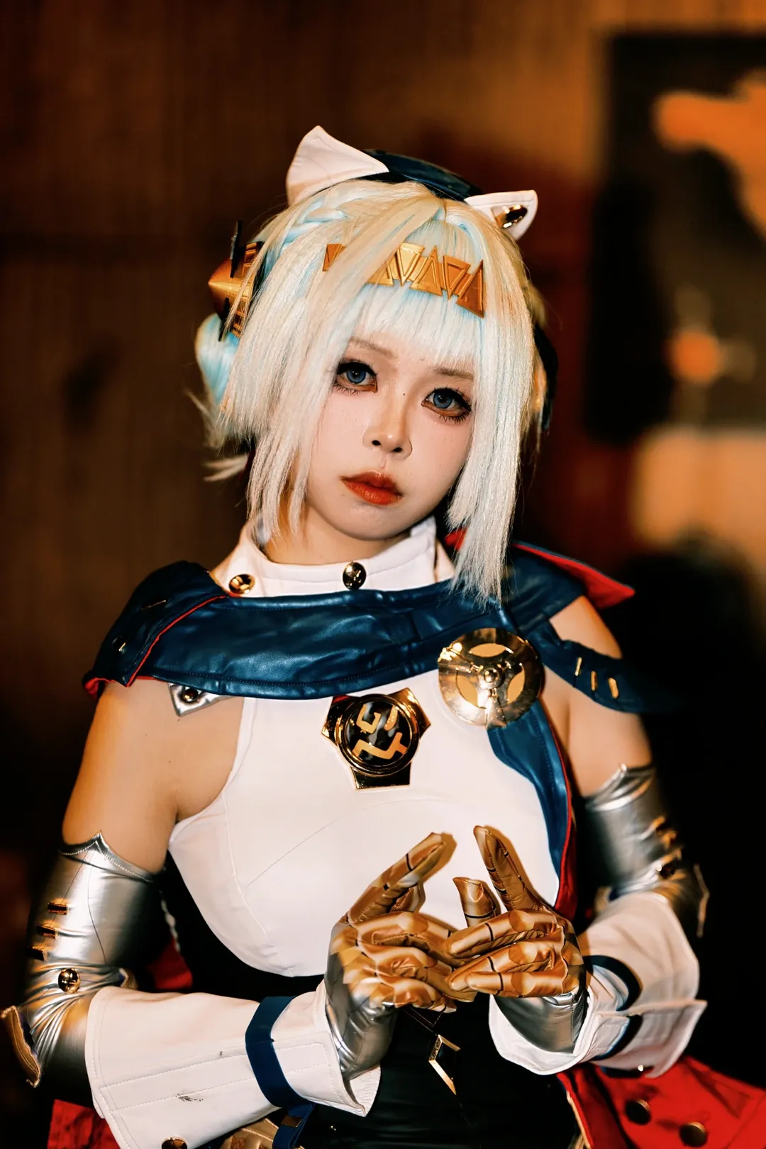 原神, cosplay正片, 酒吧场景, 伊涅芙cos, 调酒师 - 第4张