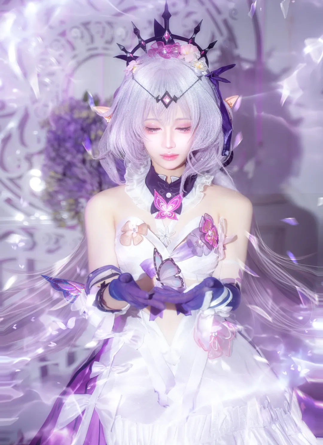 崩坏星穹铁道, 遐蝶cos, cosplay分享, 梦幻棚拍, 蝴蝶精灵 - 第3张