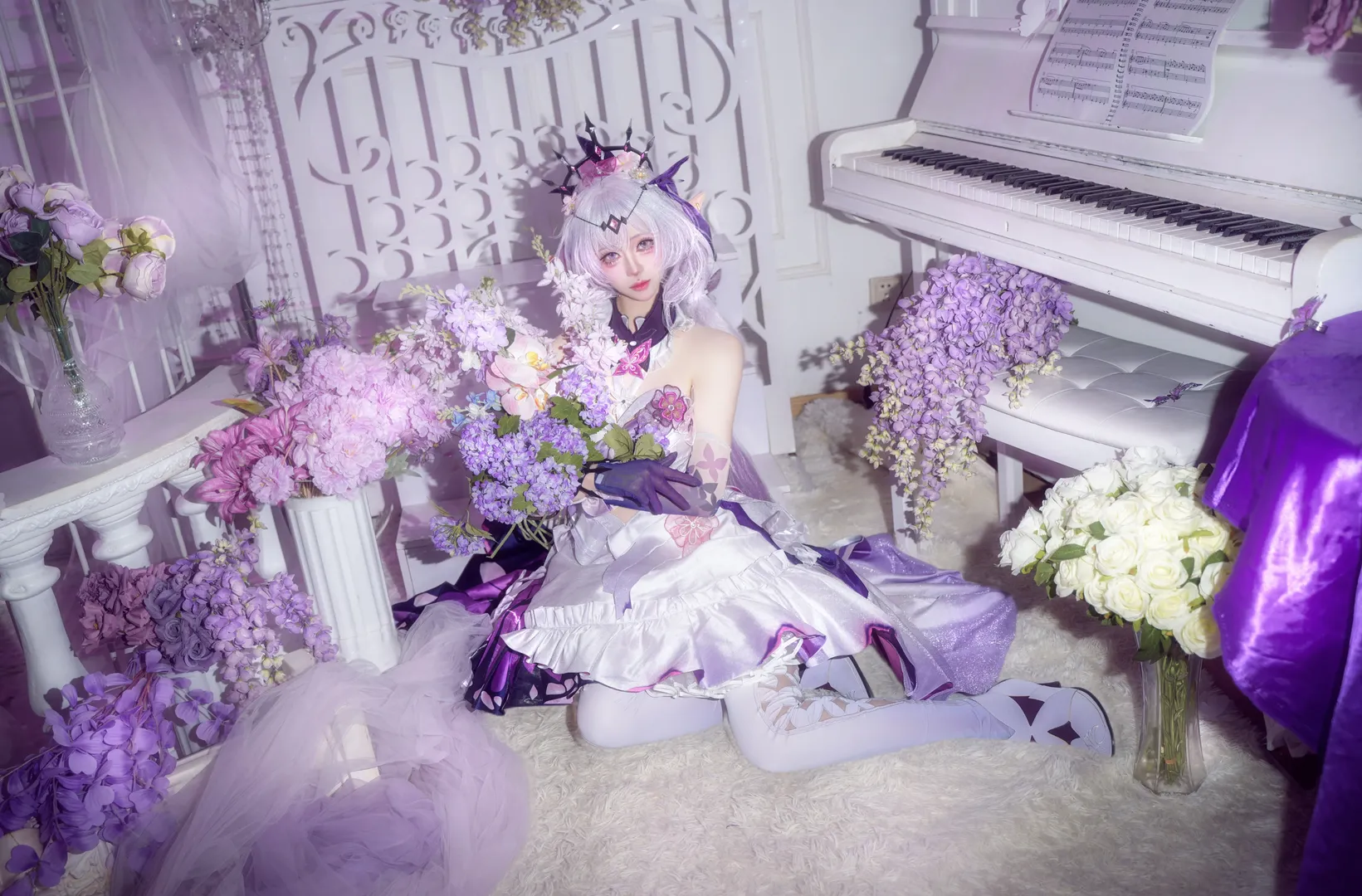崩坏星穹铁道, 遐蝶cos, cosplay分享, 梦幻棚拍, 蝴蝶精灵 - 第6张