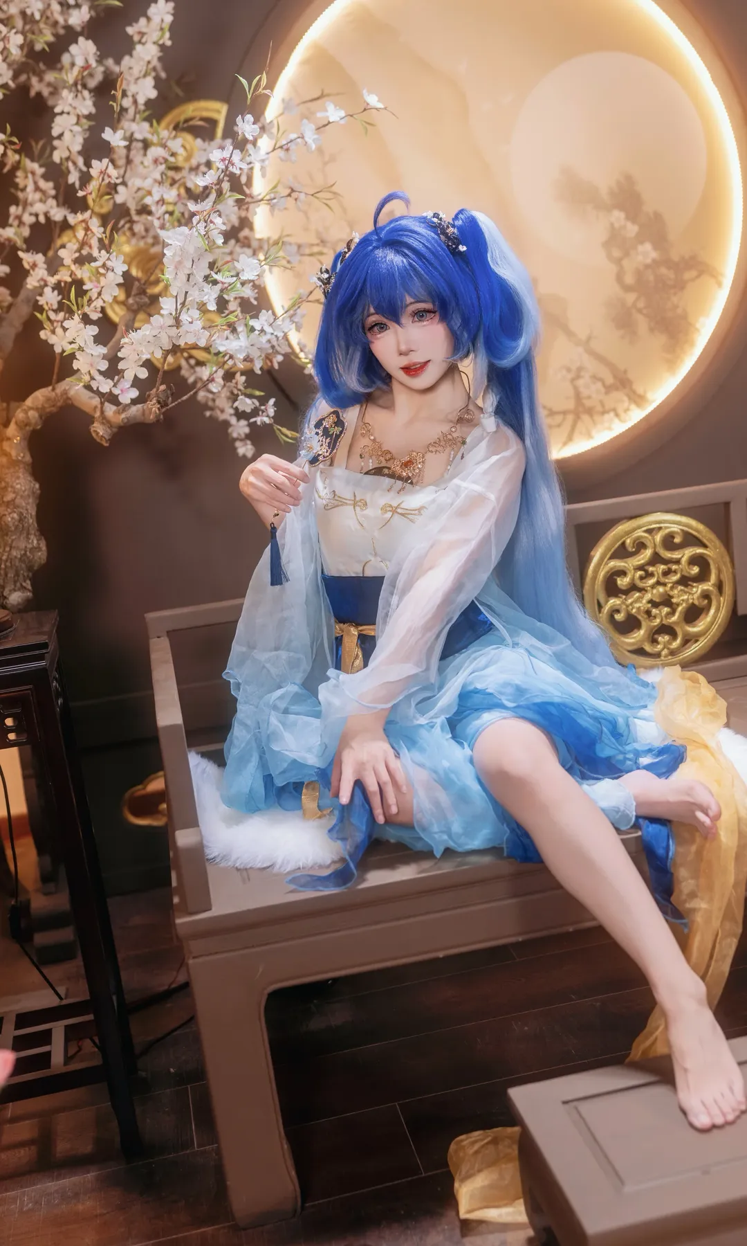 鸣潮, 二次元摄影, 尤诺cos, 国风cosplay, 仙侠造型 - 第1张