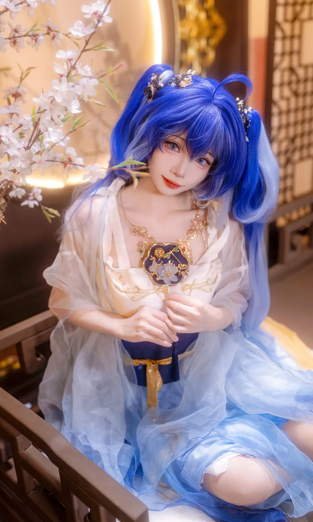 鸣潮, 二次元摄影, 尤诺cos, 国风cosplay, 仙侠造型
