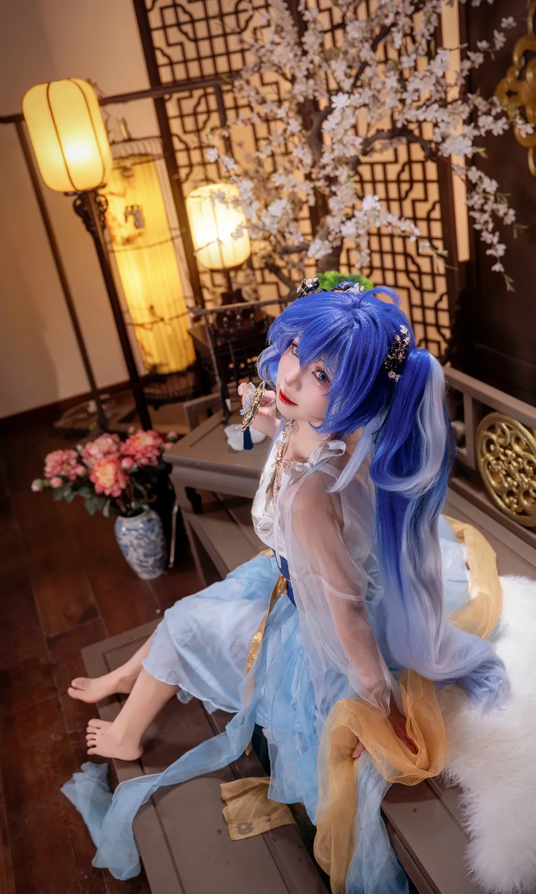 鸣潮, 二次元摄影, 尤诺cos, 国风cosplay, 仙侠造型 - 第4张