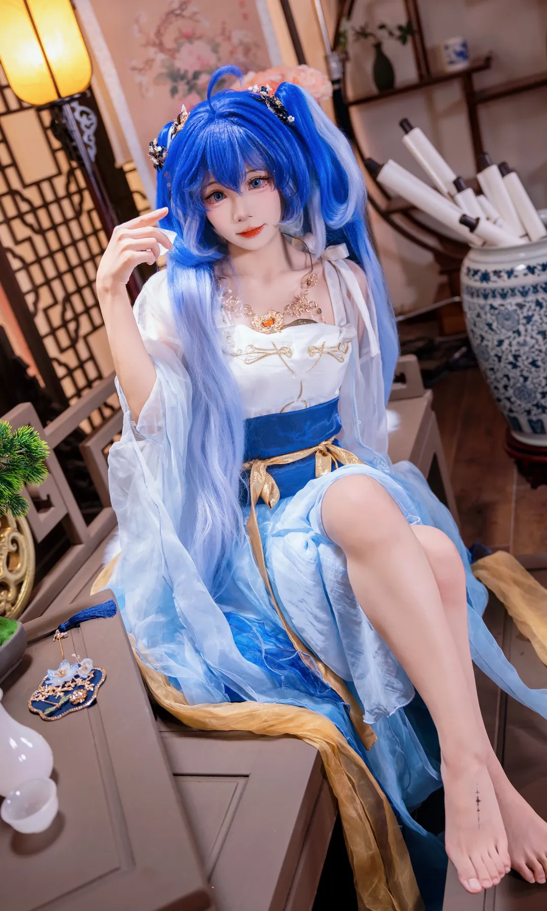 鸣潮, 二次元摄影, 尤诺cos, 国风cosplay, 仙侠造型 - 第6张