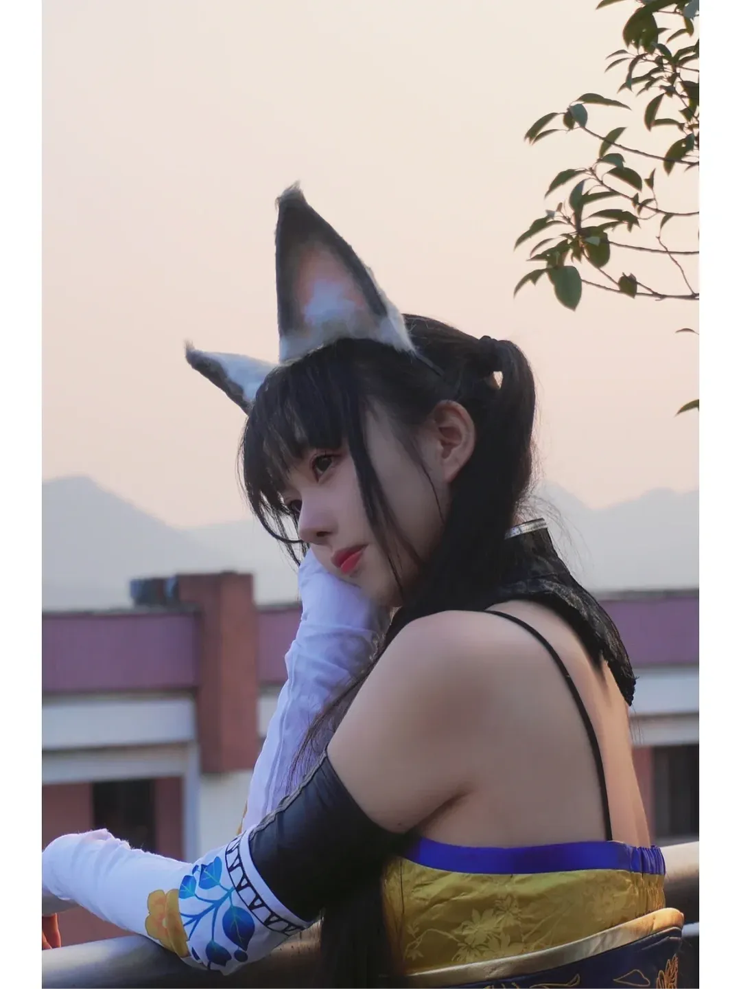 户外摄影, 永劫无间, cosplay日常, 胡桃cos, 黑丝穿搭 - 第2张