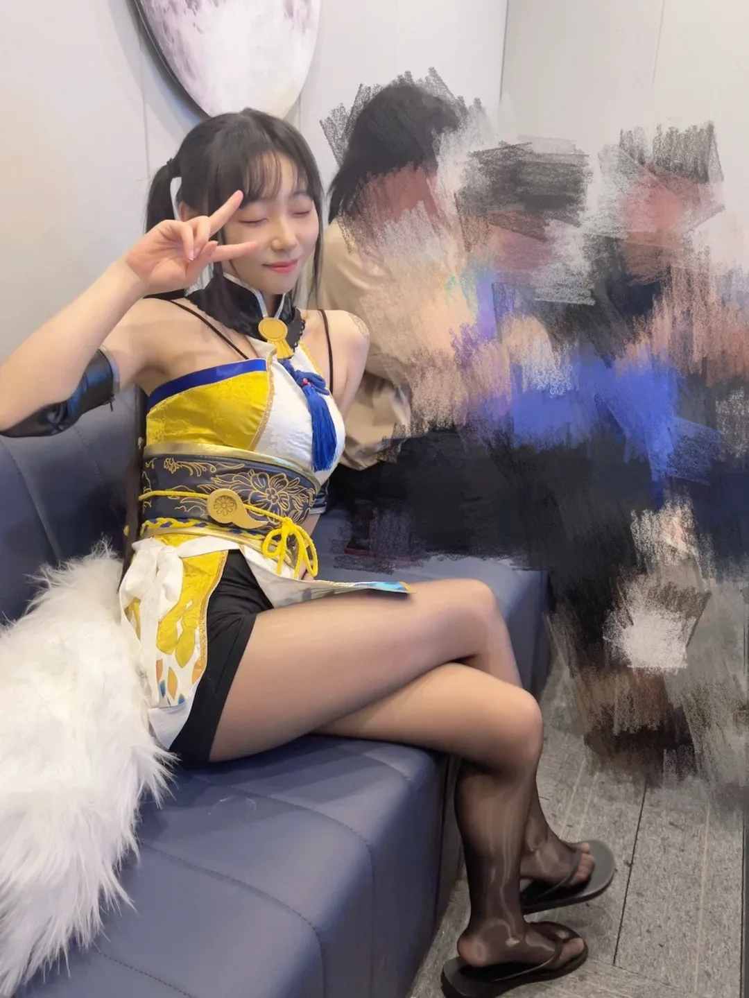 户外摄影, 永劫无间, cosplay日常, 胡桃cos, 黑丝穿搭 - 第7张