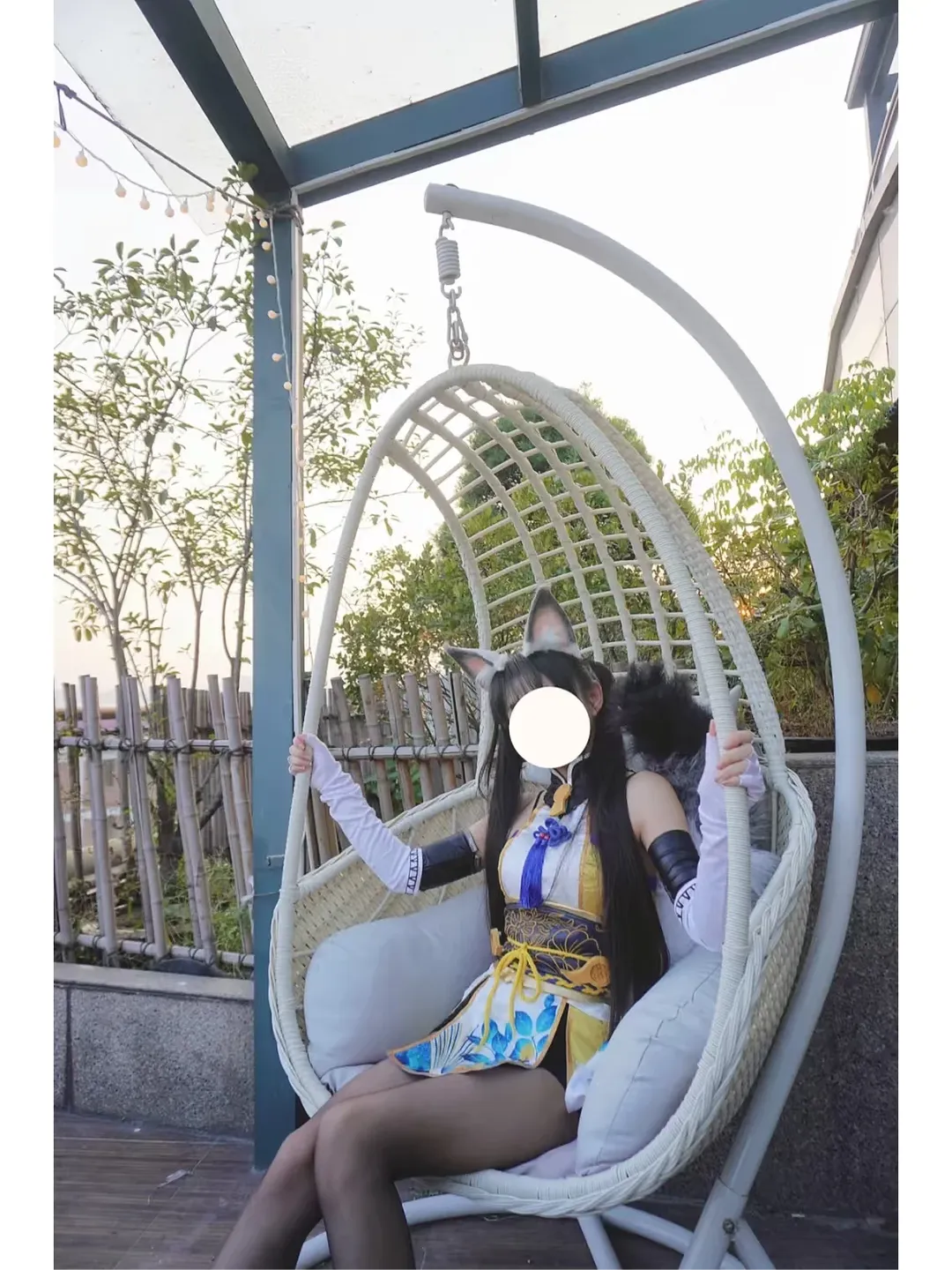 户外摄影, 永劫无间, cosplay日常, 胡桃cos, 黑丝穿搭 - 第9张