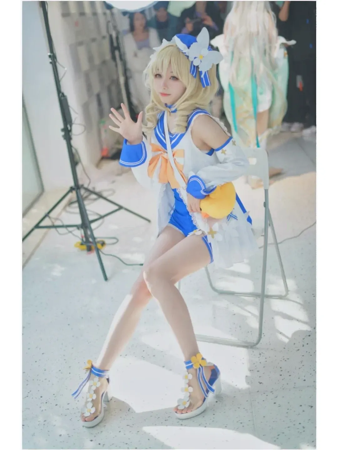 原神, cosplay, 芭芭拉cos, 水手服, 杭州漫展 - 第1张