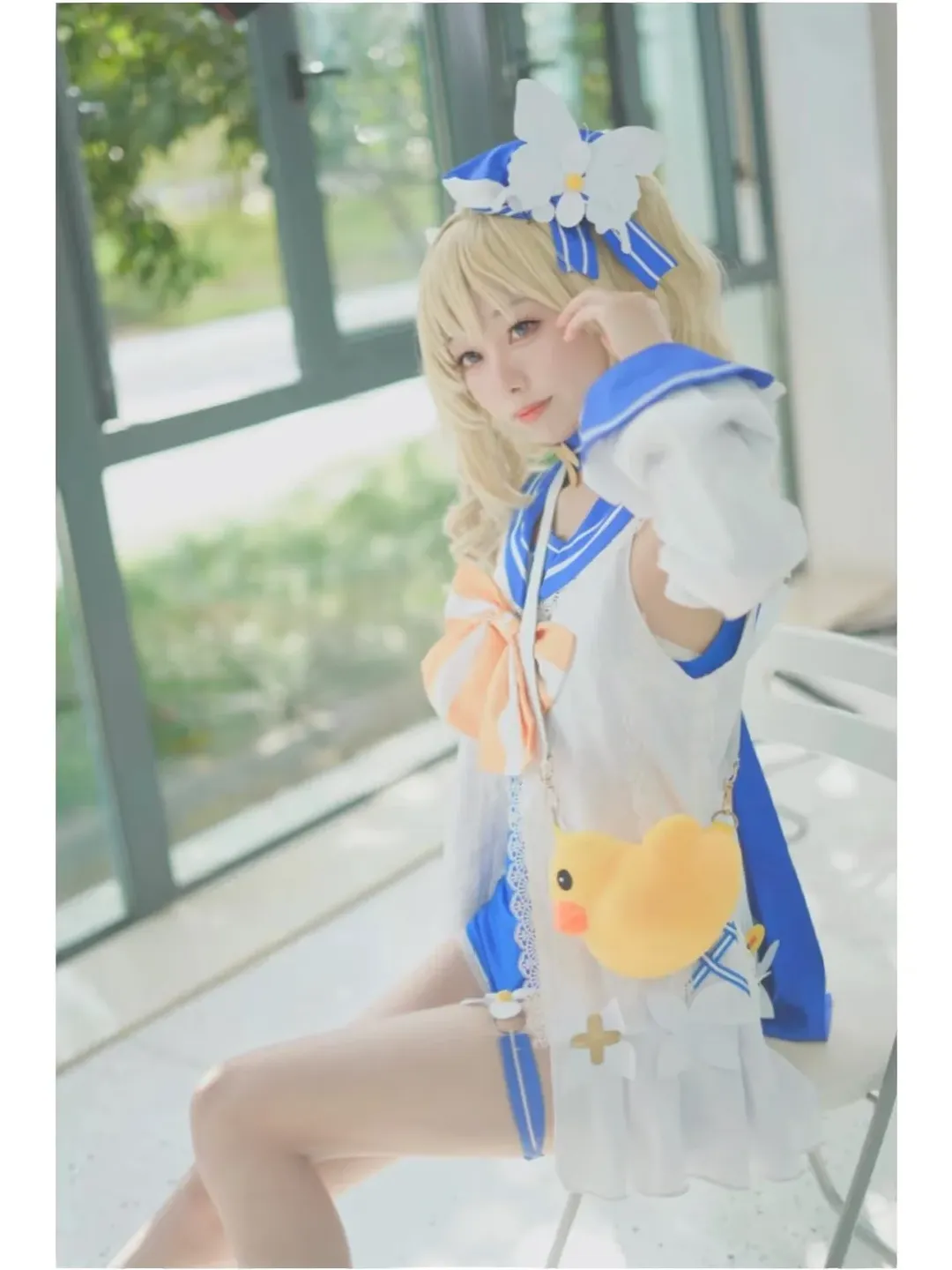 原神, cosplay, 芭芭拉cos, 水手服, 杭州漫展 - 第7张