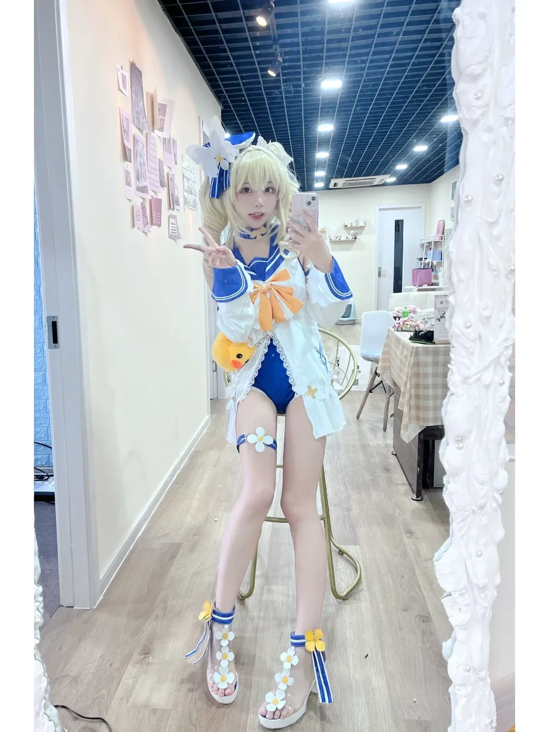 原神, 芭芭拉cos, 芭芭拉cosplay, 原神芭芭拉, 水手服Cosplay - 第1張