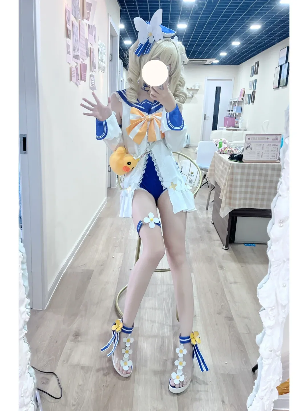 原神, 芭芭拉cos, 芭芭拉cosplay, 原神芭芭拉, 水手服Cosplay - 第3張