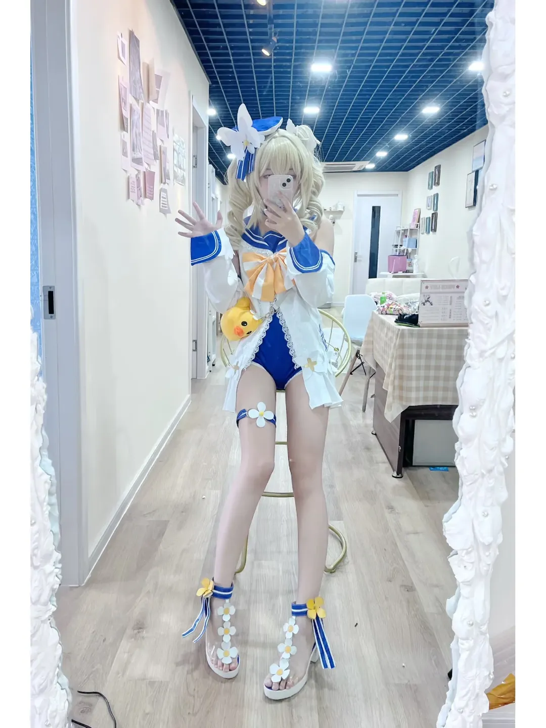 原神, 芭芭拉cos, 芭芭拉cosplay, 原神芭芭拉, 水手服Cosplay - 第4張