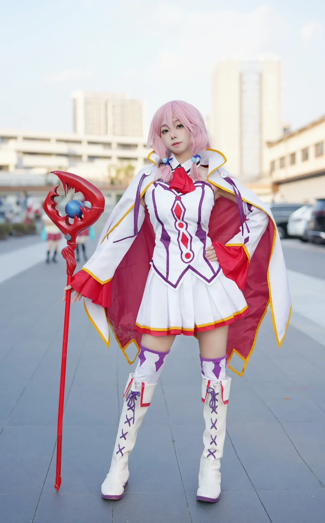 2次元少女, コスプレ撮影, 屋外イベント, フレイア コスプレ, 回復術士のやり直し