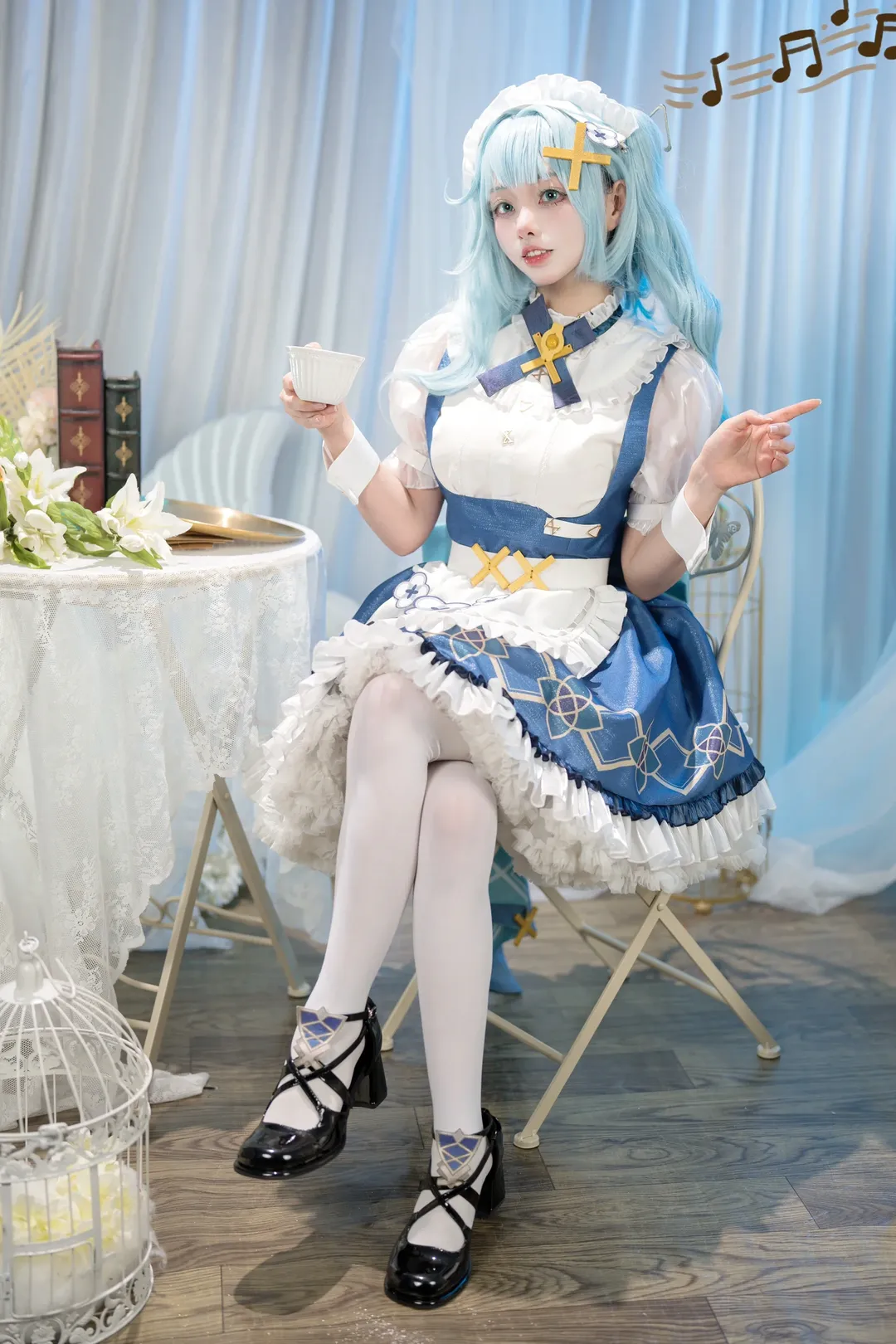 原神, 女仆装, 珐露珊cos, cosplay摄影, 二次元日常 - 第10张