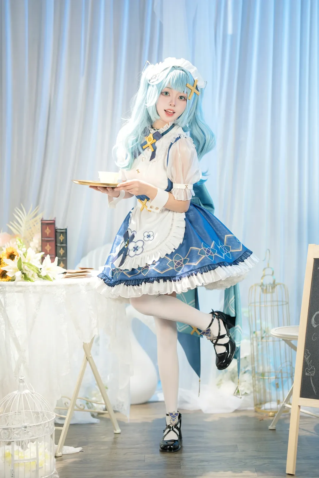 原神, 女仆装, 珐露珊cos, cosplay摄影, 二次元日常 - 第13张