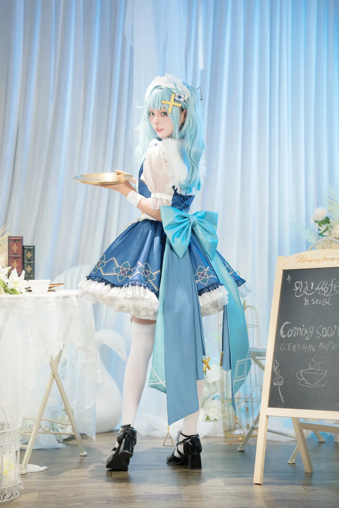 原神, 女仆装, 珐露珊cos, cosplay摄影, 二次元日常 - 第15张