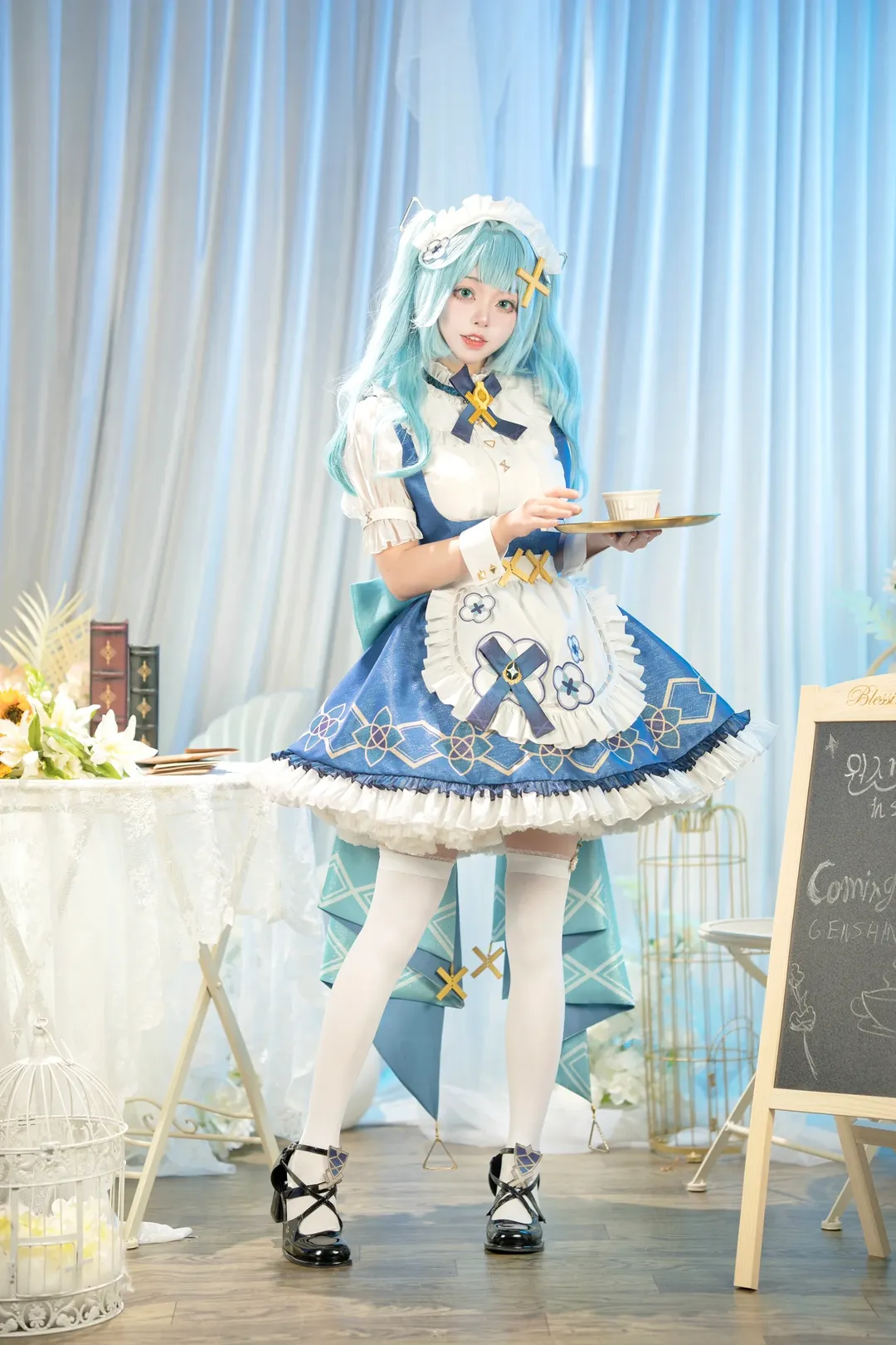 原神, 女仆装, 珐露珊cos, cosplay摄影, 二次元日常 - 第16张