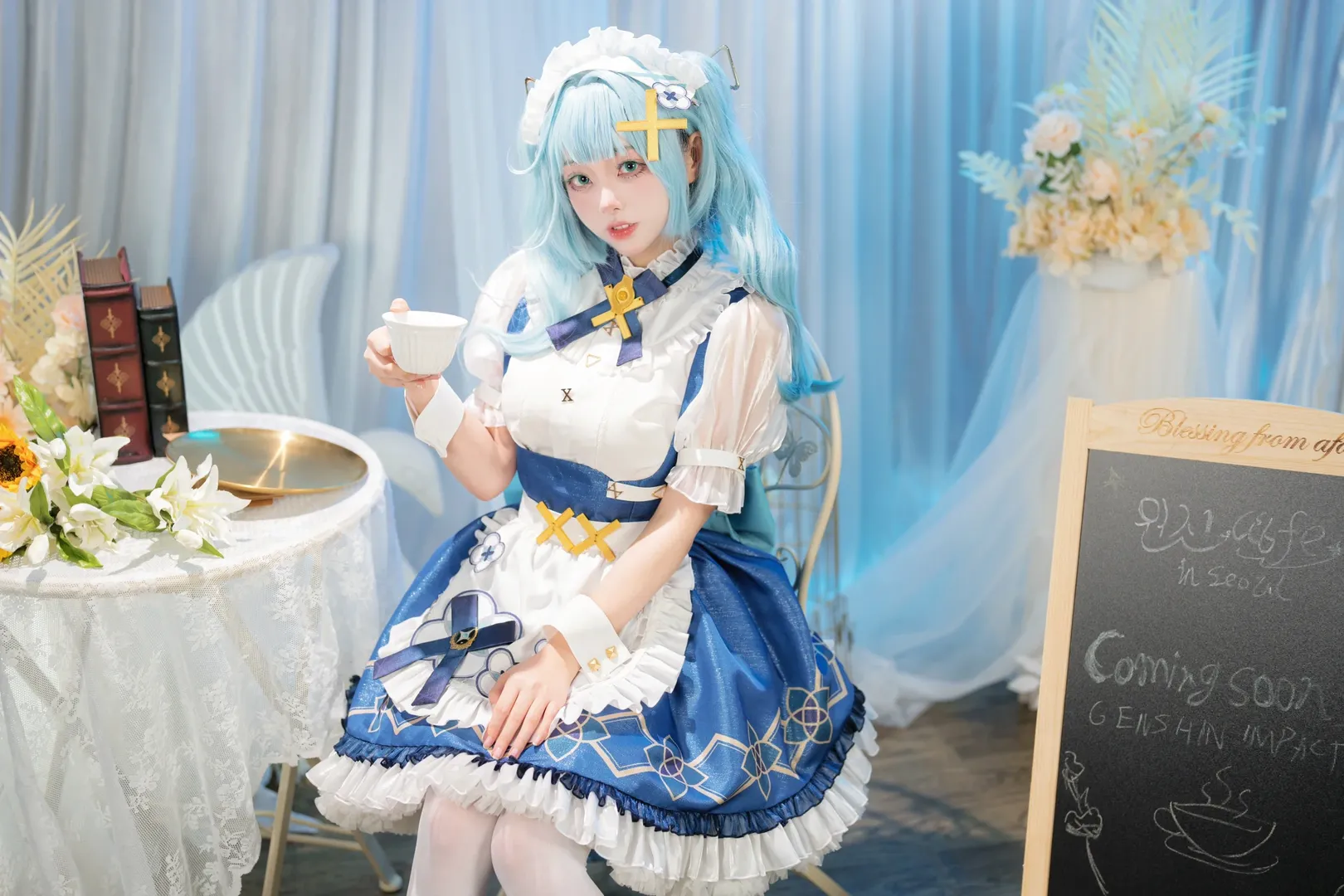 原神, 女仆装, 珐露珊cos, cosplay摄影, 二次元日常 - 第18张
