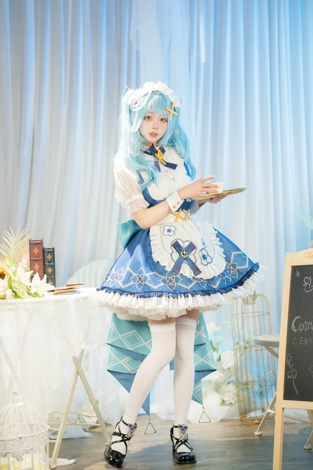 原神, 女仆装, 珐露珊cos, cosplay摄影, 二次元日常 - 第8张