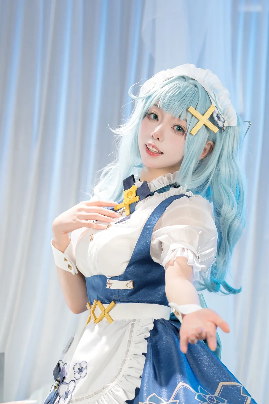 原神, 女仆装, 珐露珊cos, cosplay摄影, 二次元日常 - 第9张