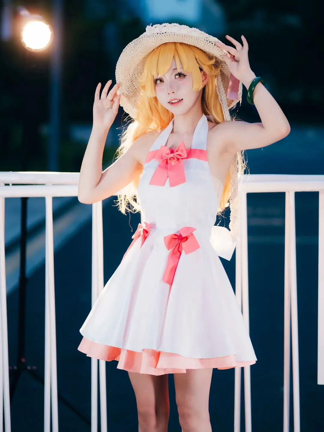 漫展返图, 忍野忍cos, 化物语, 夏日穿搭cosplay, 金发小萝莉 - 第8张