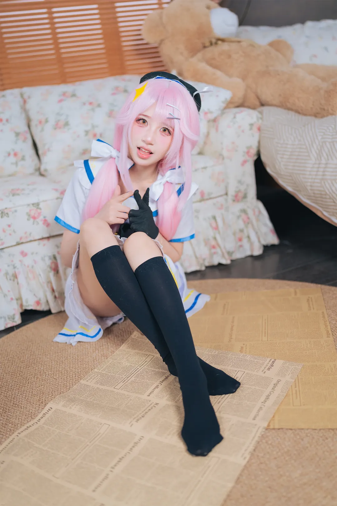 Vtuber, cosplay摄影, 二次元日常, 水手服穿搭, 永雏塔菲cos - 第5张