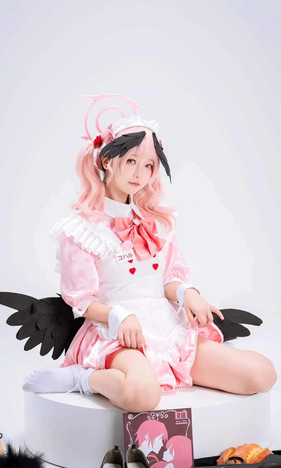 コスプレ撮影, メイド服, 下江コハル コスプレ, ピンクの悪魔, 少女心 - 3枚目